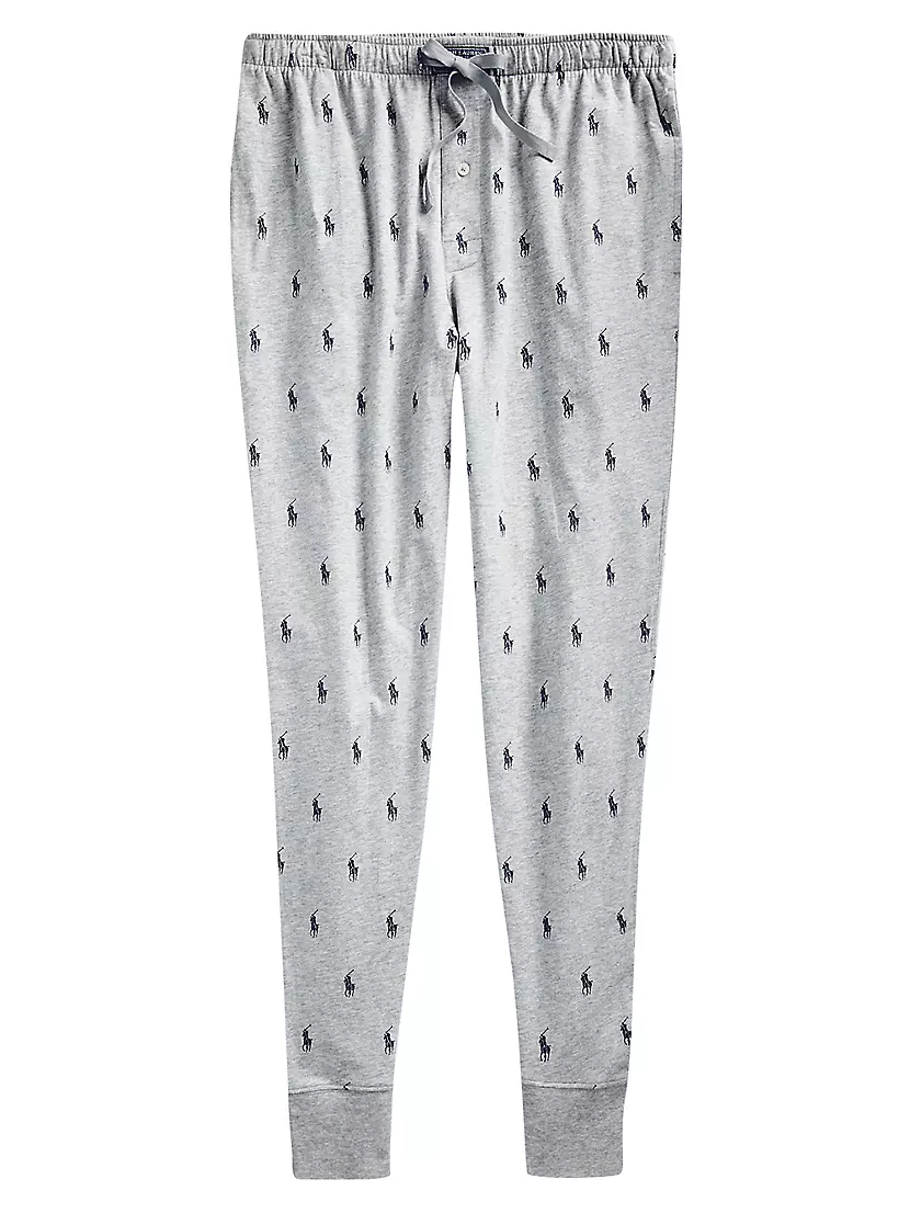 Shop Polo Ralph Lauren Logo Cotton Pajama Pants