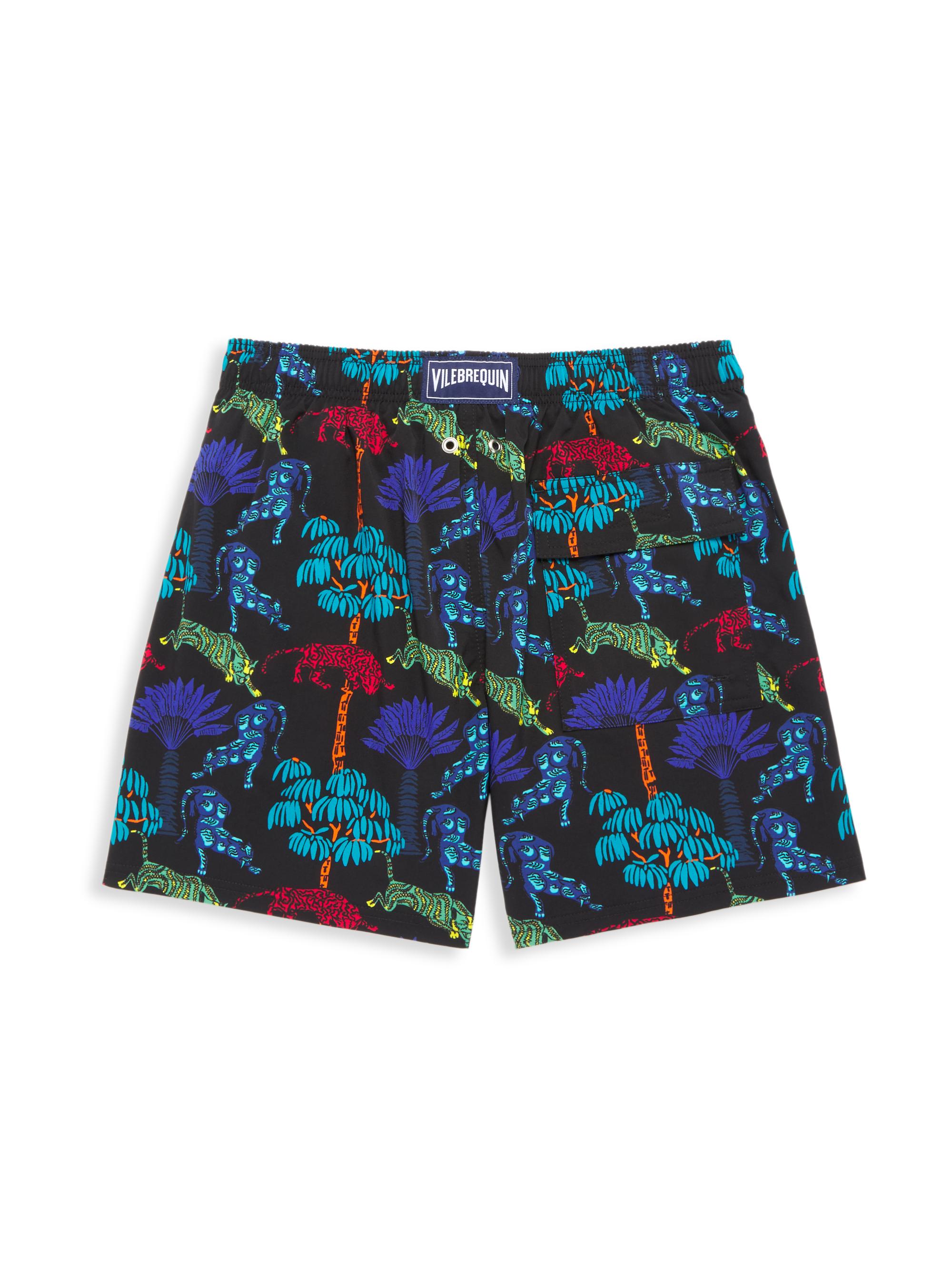 Stella McCartney Kids Rock Pool-print cotton shorts - Blue