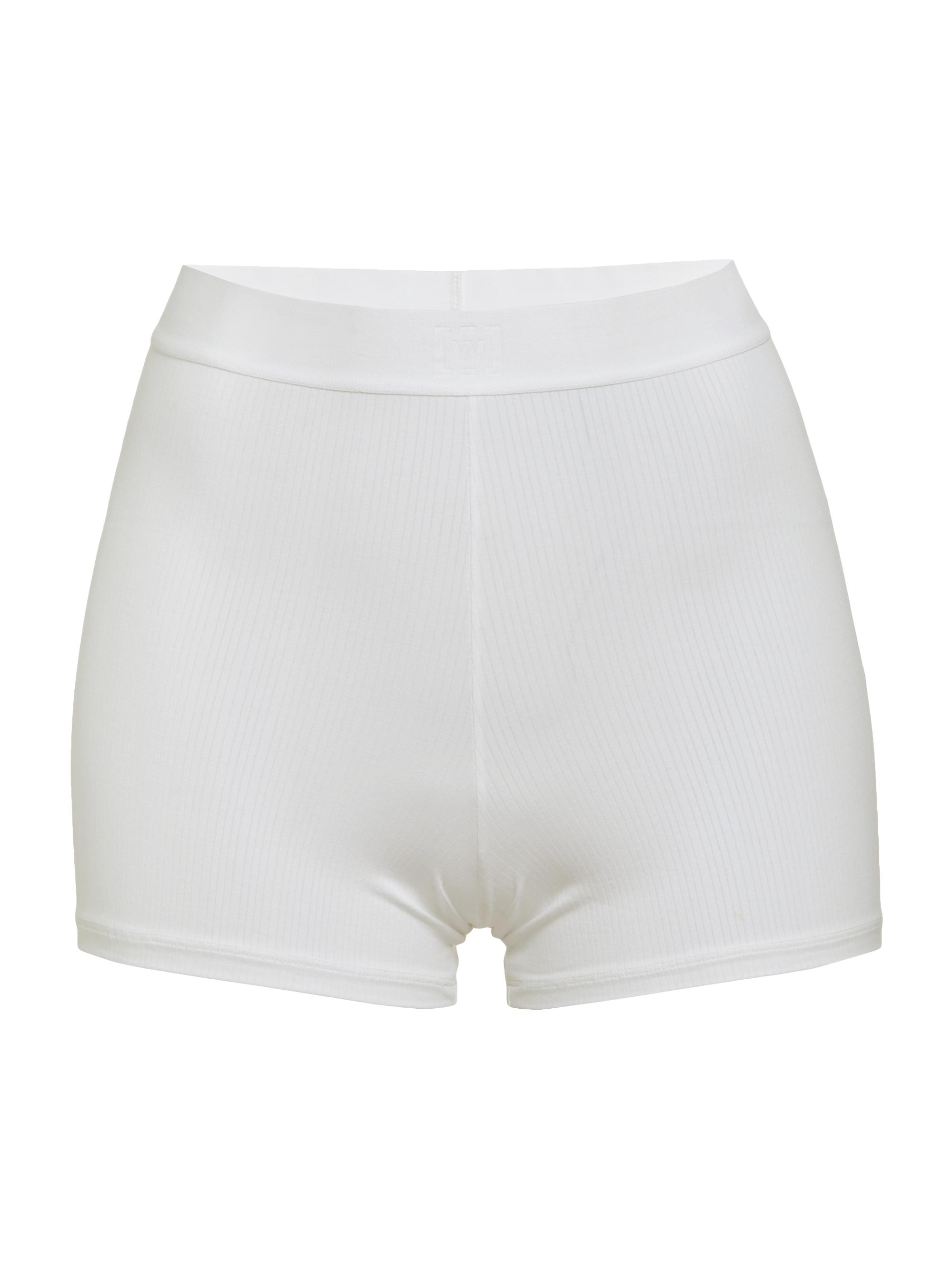 Wolford Women's Beauty Cotton Bike Shorts - Pearl