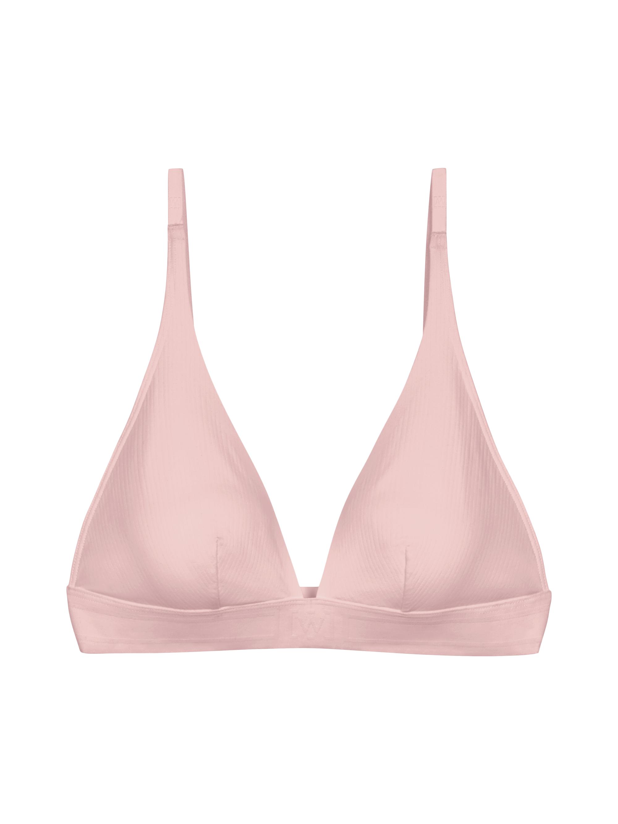 Wolford Women's Triangle Bralette - Powder Pink