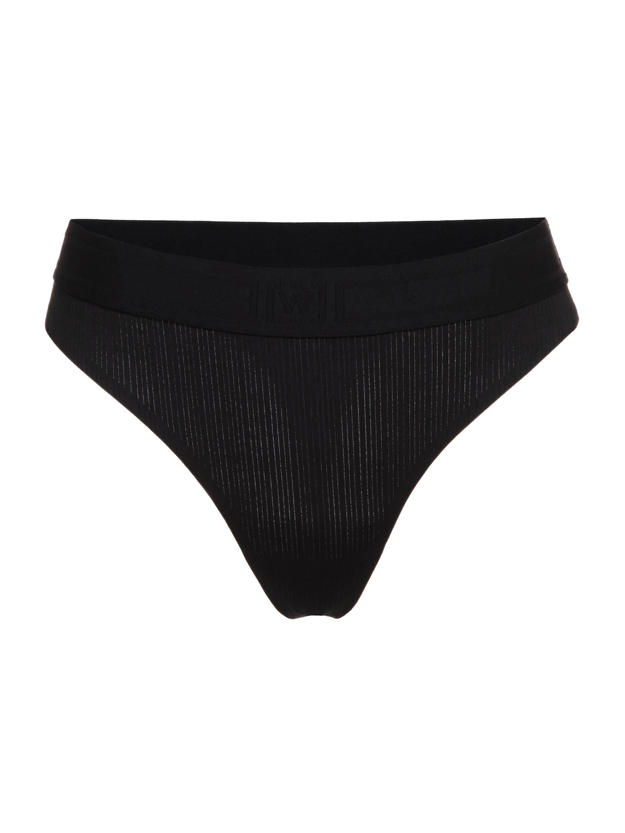 Wolford Women's Mid-Rise Thong - Black