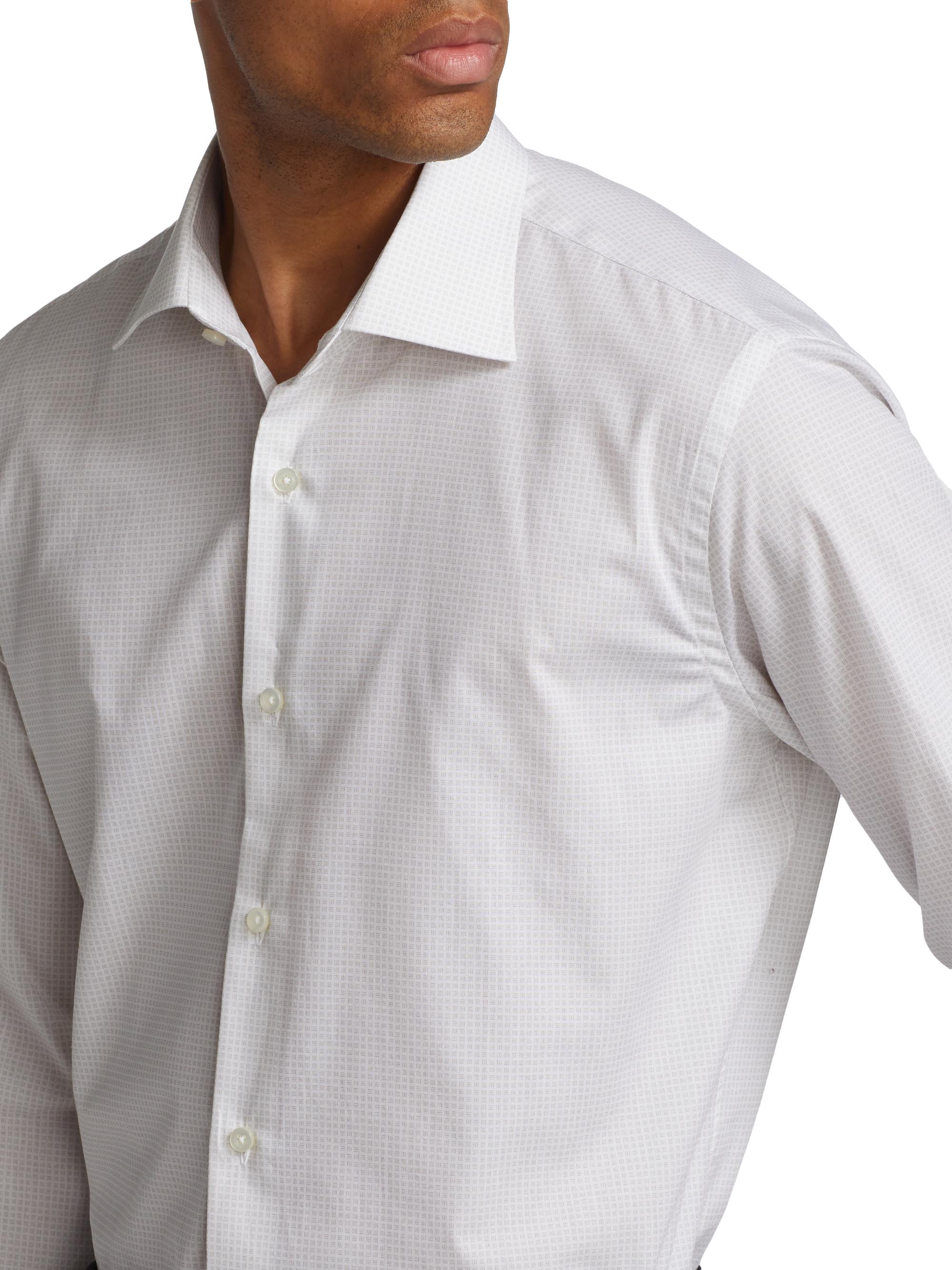saks dress shirts Saks Fifth Avenue Collection Stretch Dress Shirt