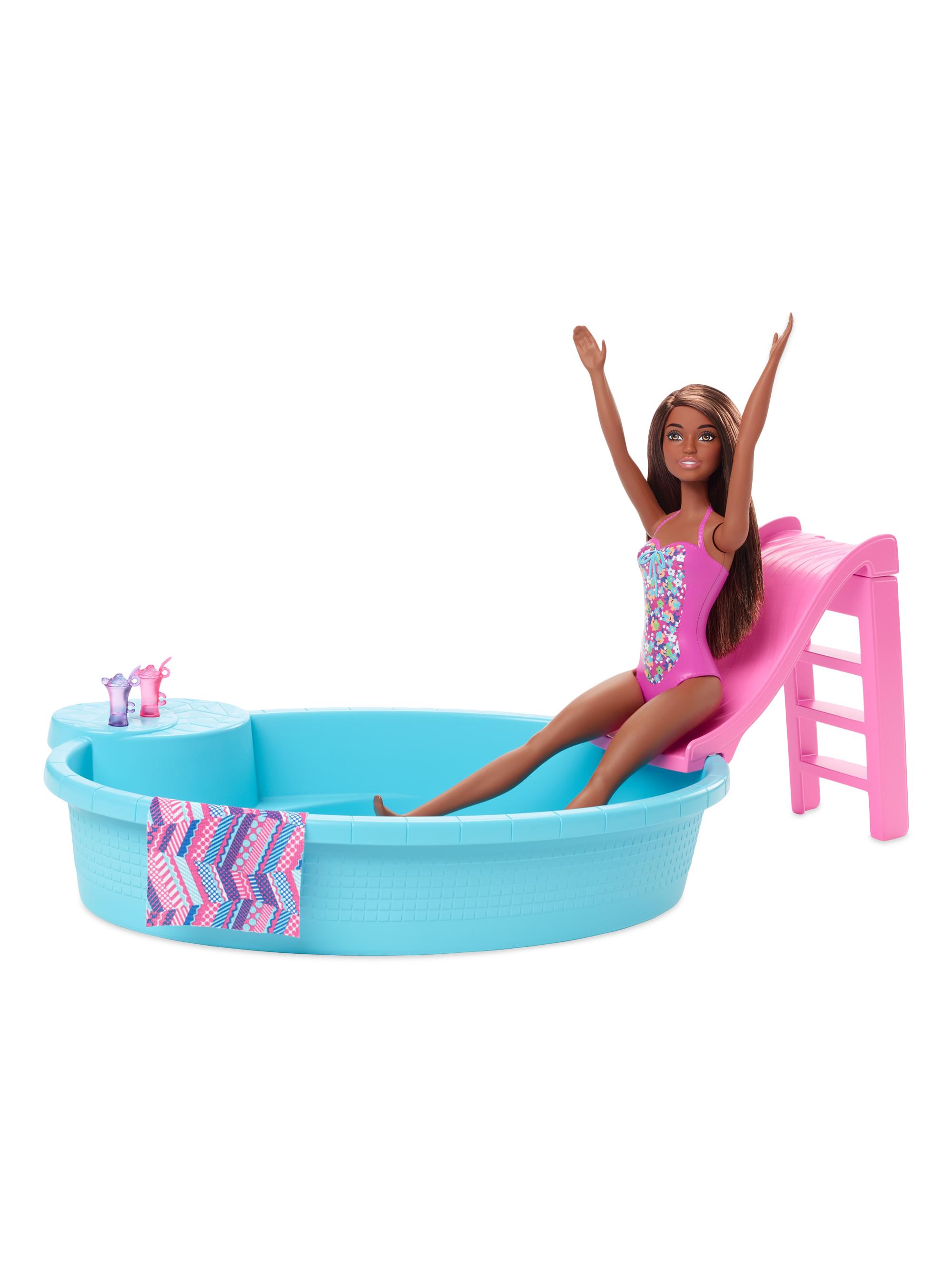Barbie Doll And Instant Pool Playset