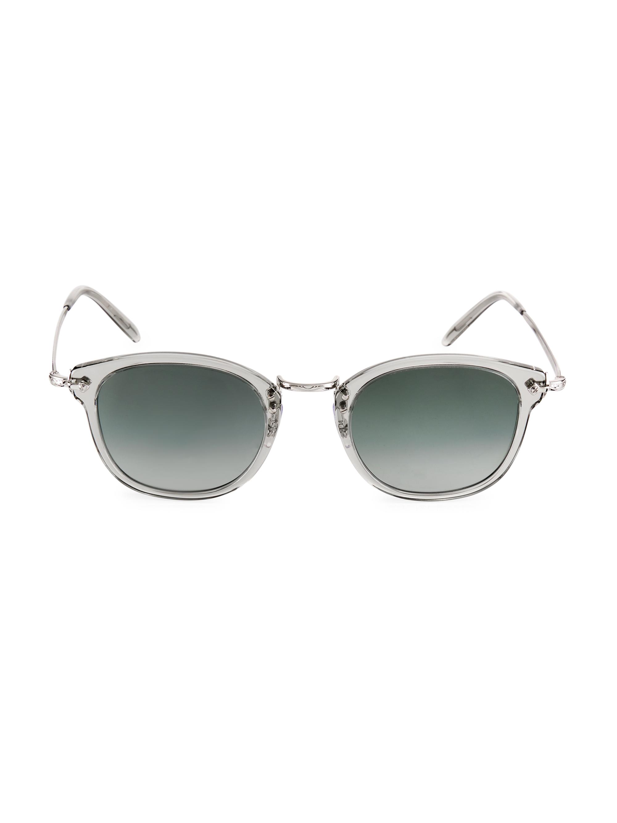 Oliver Peoples Women's OP 506 49MM Square Sunglasses - Grey