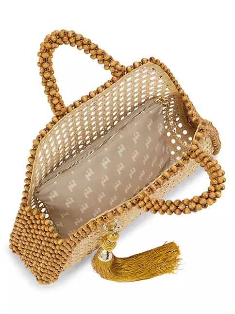 Shop Rosantica Schultz Wicker Top-Handle Bag