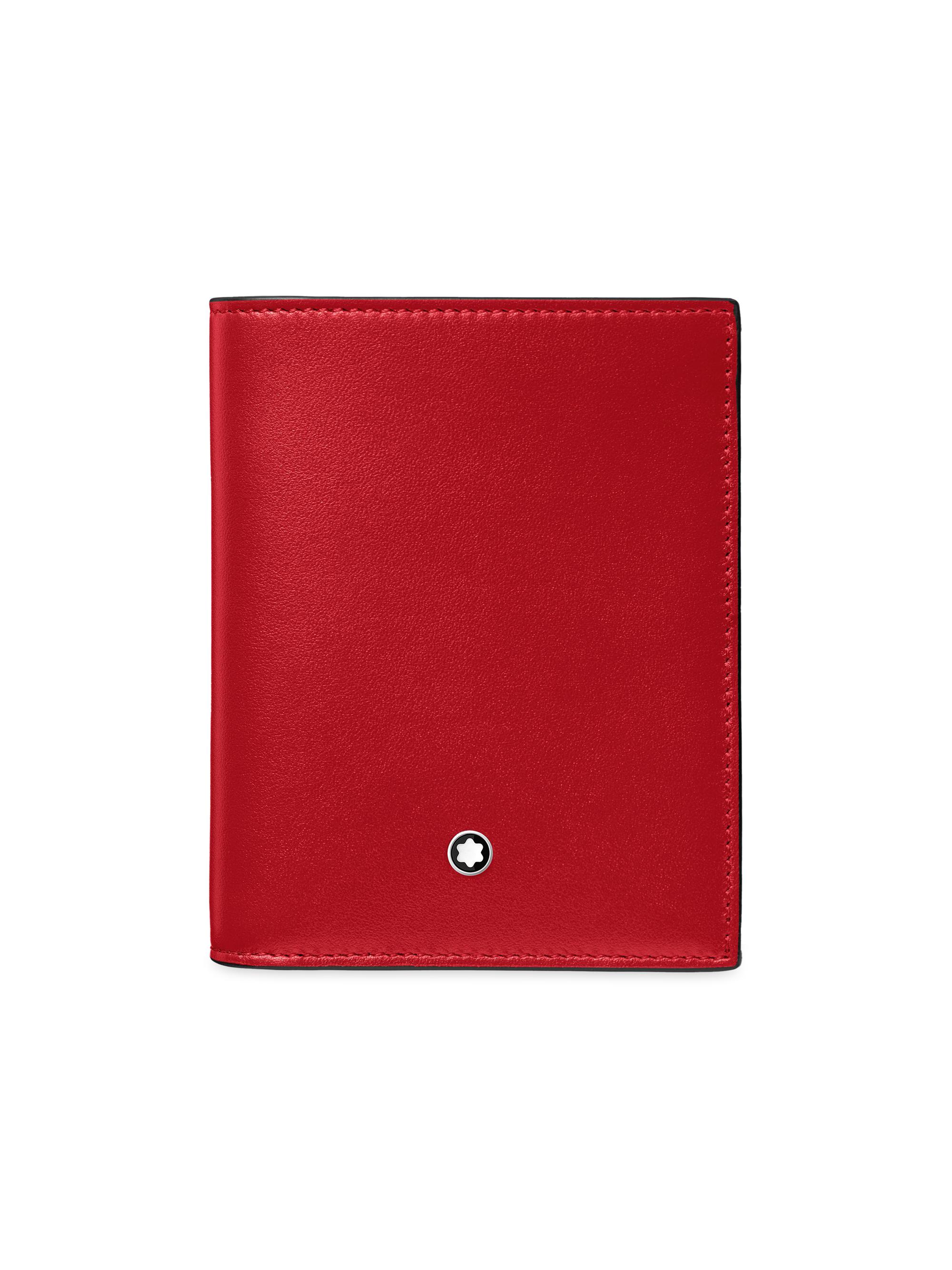 Montblanc Men's Meisterstück Compact Wallet - Coral