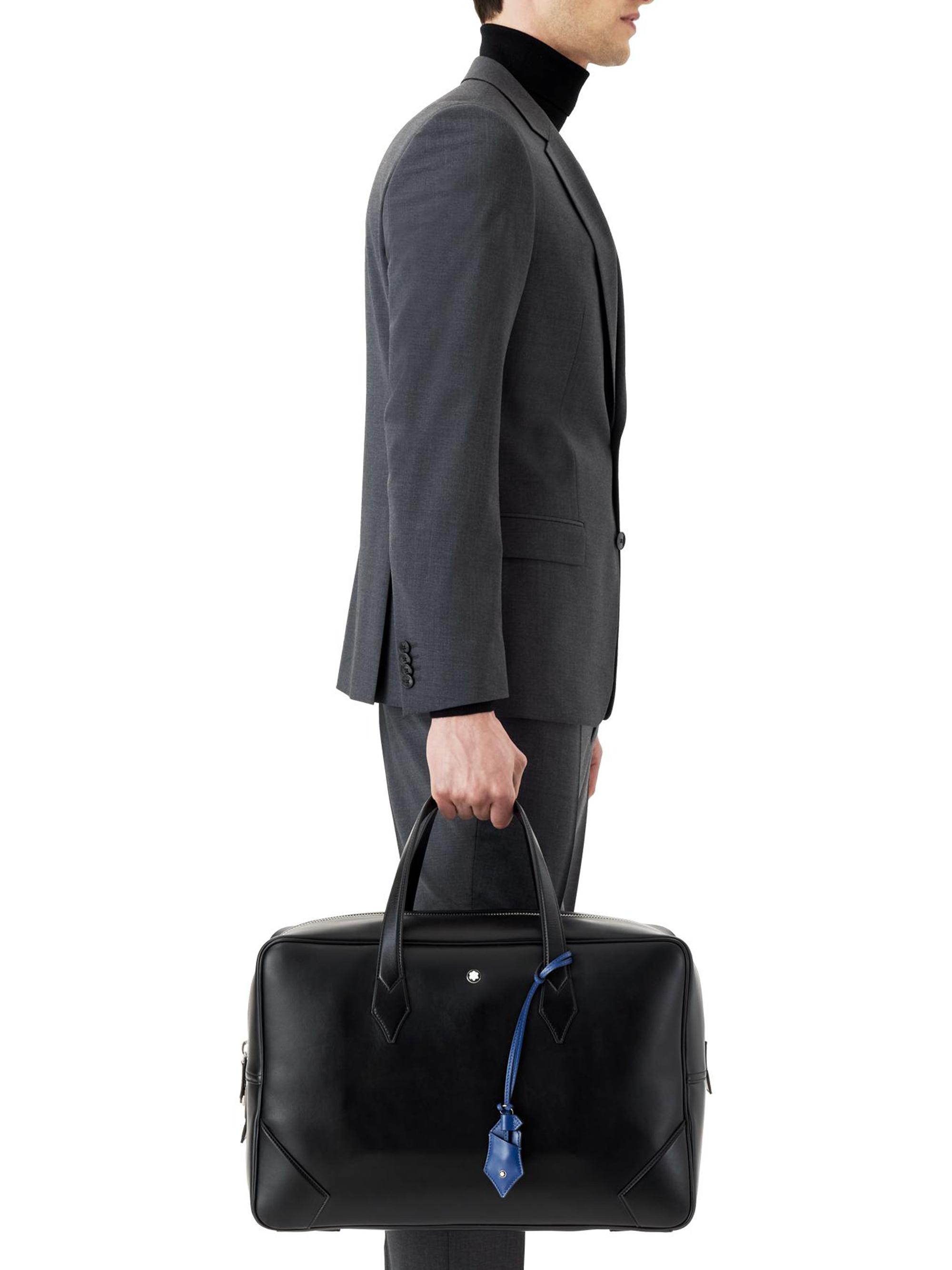 Montblanc Meisterstück Leather Duffle Bag | Saks Fifth Avenue