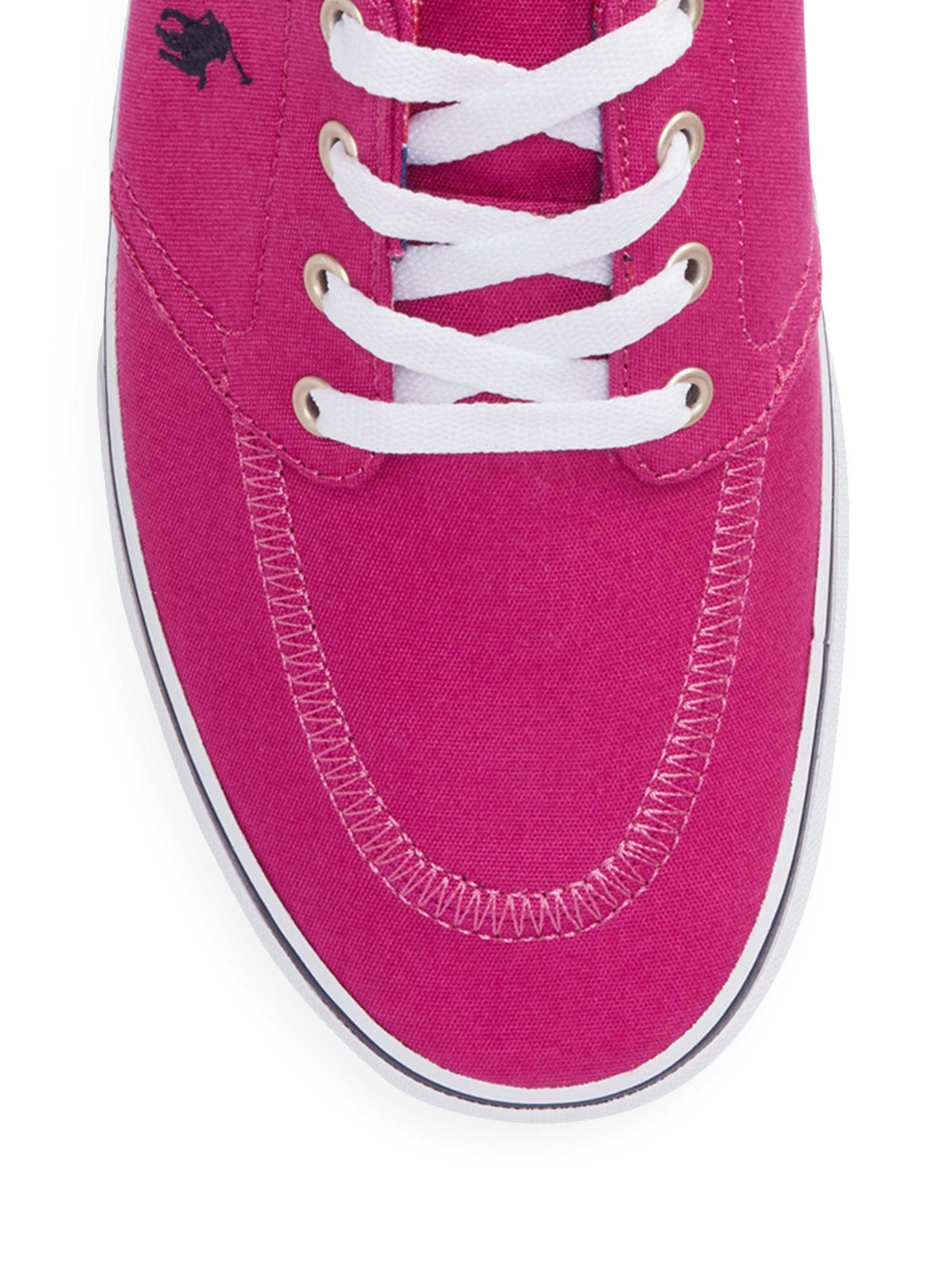 Polo Ralph Lauren Faxon X Canvas Logo Sneakers | Saks Fifth