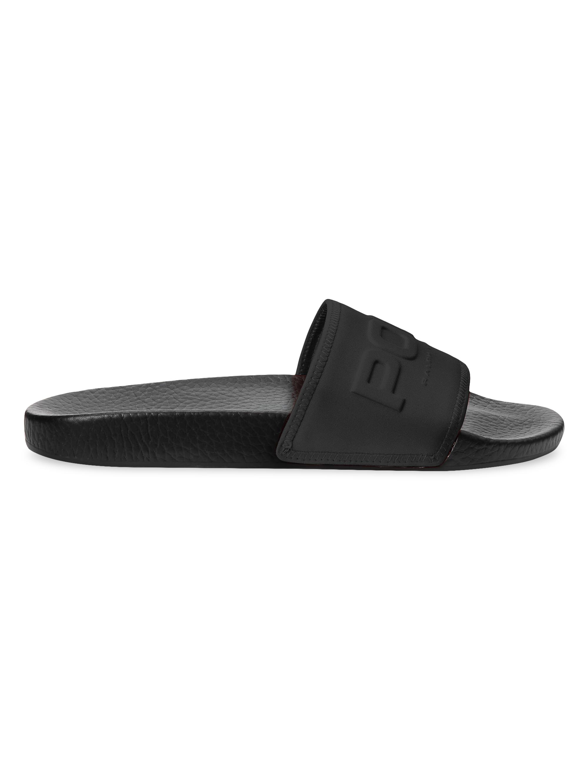 Polo Ralph‎ Lauren Men\'s Size 9 Black Logo Neoprene Nylon Slide Sandal Polo Ralph Lauren Men main image 2