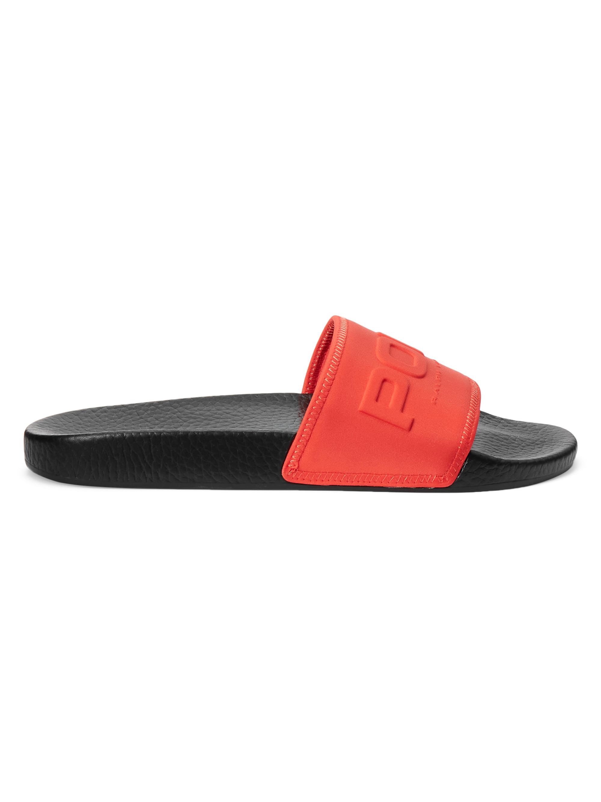 Polo Ralph Lauren Neoprene Logo Pool Slides | Saks Fifth Avenue