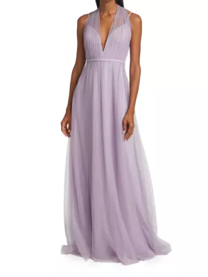 Vera Wang Lavender Evening Dresses