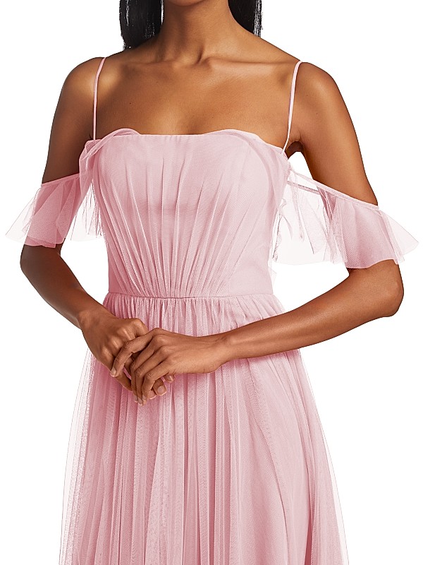 Shop Vera Wang Bride Miriam Pleated Tulle Gown | Saks Fifth Shop Vera Wang Bride Miriam Pleated Tulle Gown | Saks Fifth