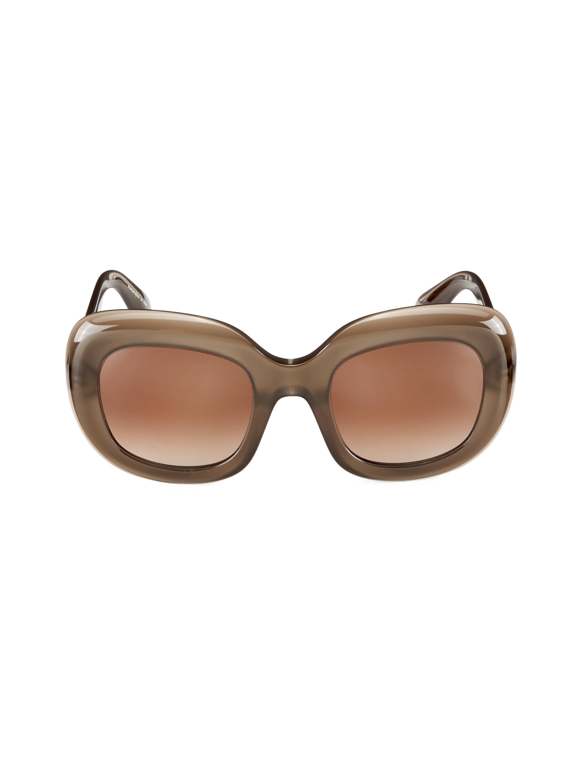 Oliver Peoples Women's Jesson 52MM Square Sunglasses - Taupe Gradient