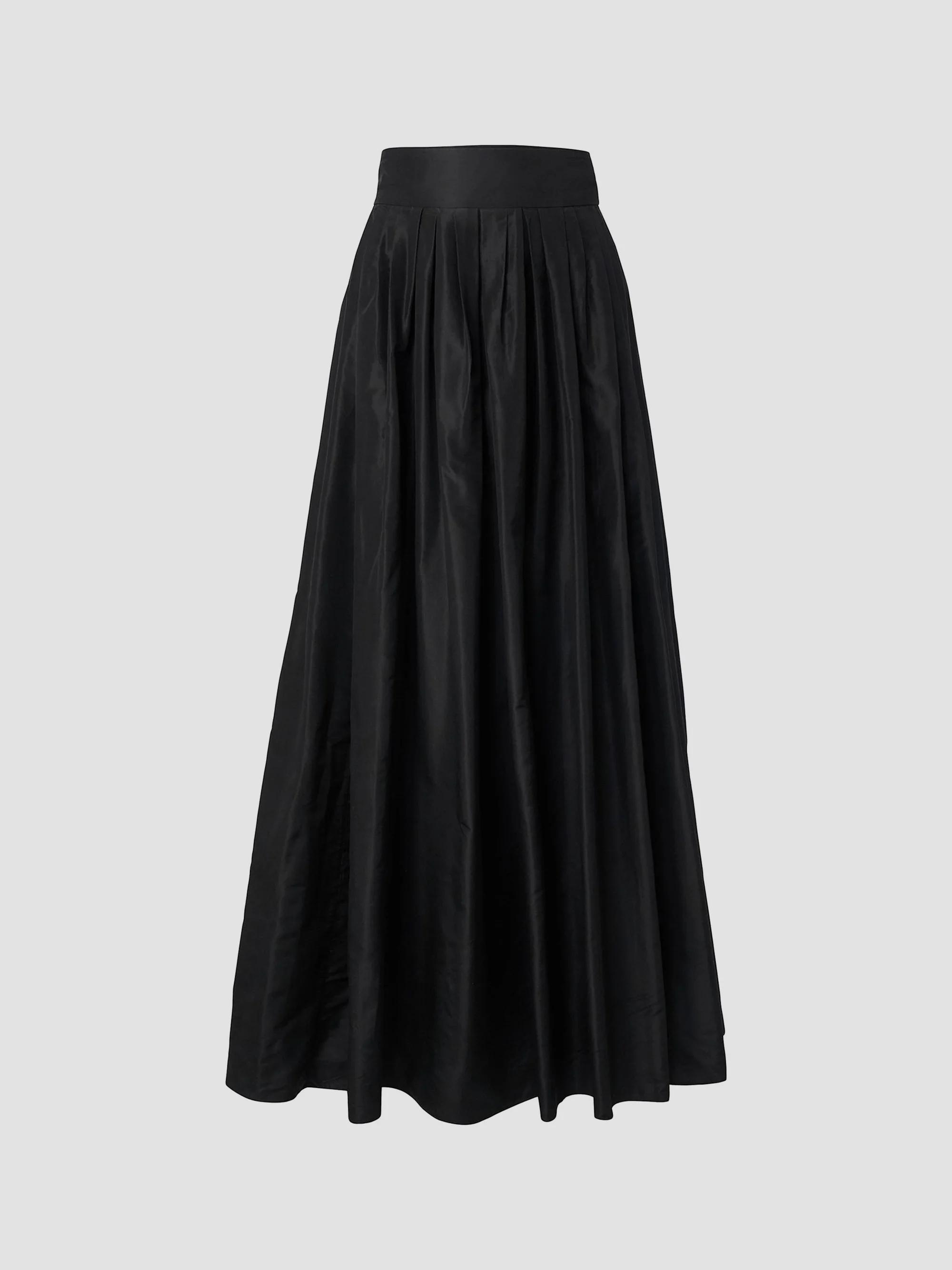 Carolina Herrera Women's Icon Silk Taffeta Ball Skirt - Black - Size 16