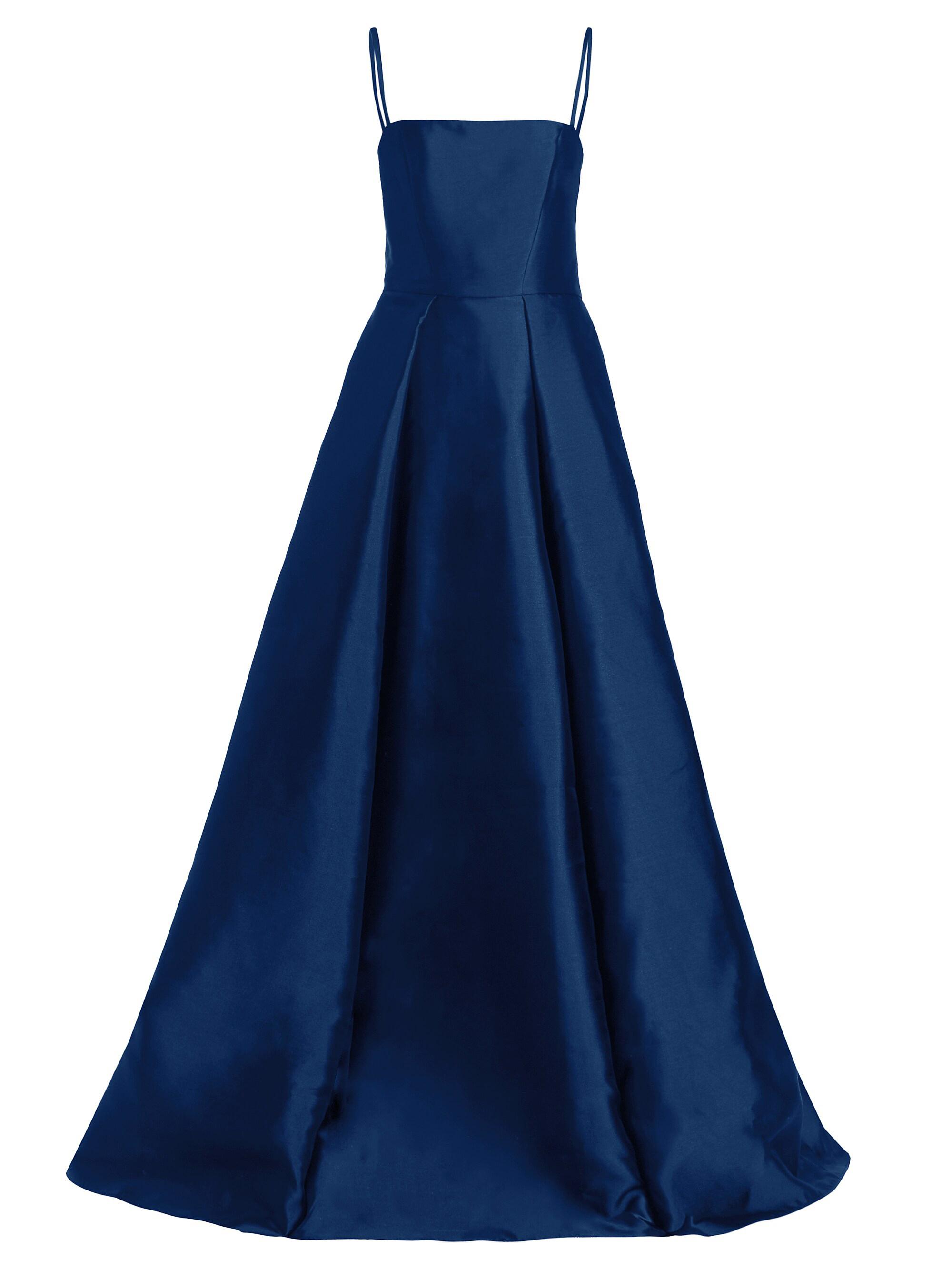 Vera Wang Bride Women's Diane Sleeveless Fit & Flare Gown - Navy
