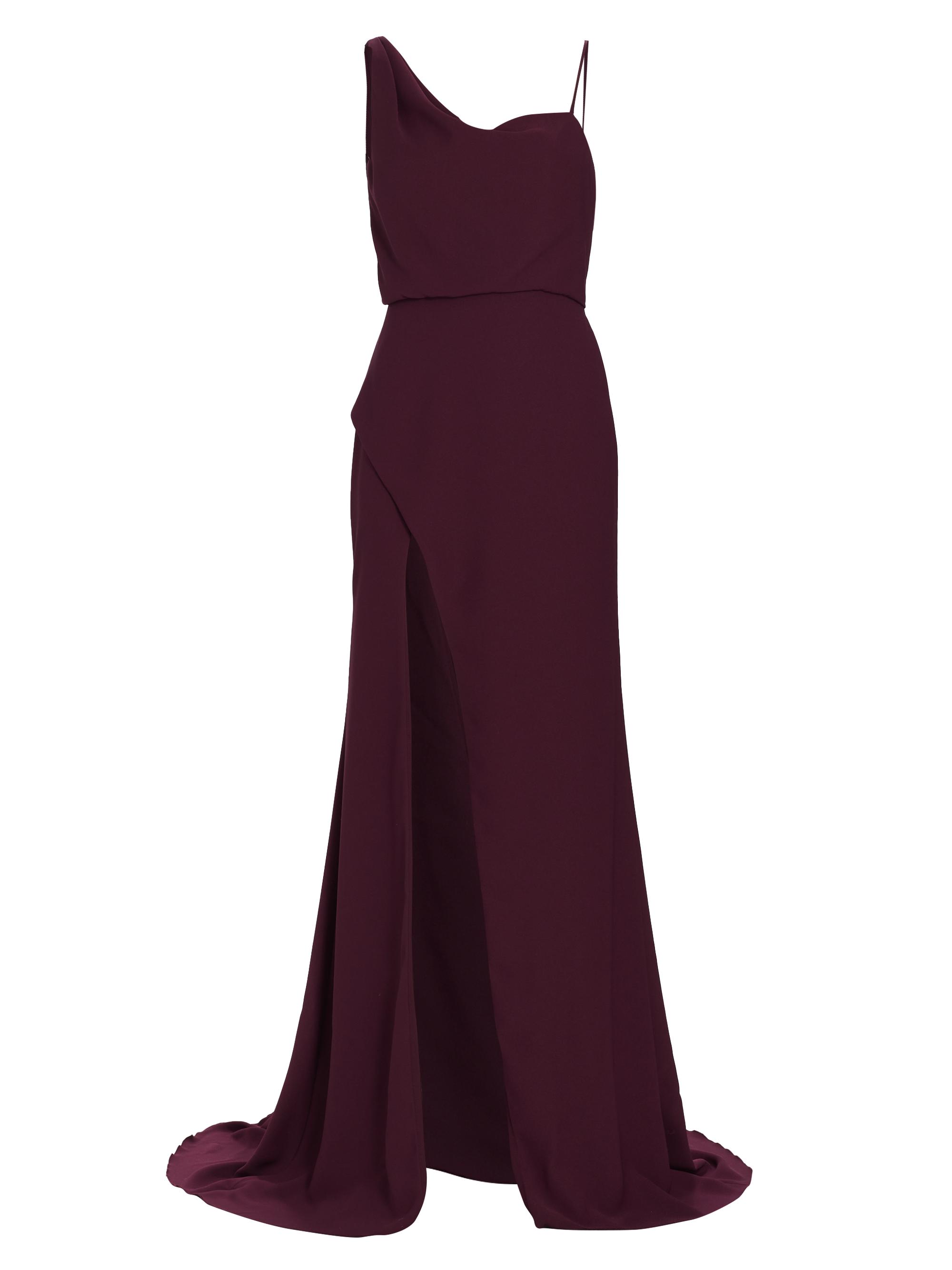 Vera Wang Bride Women's Antoinette Draped Gown - Burgundy
