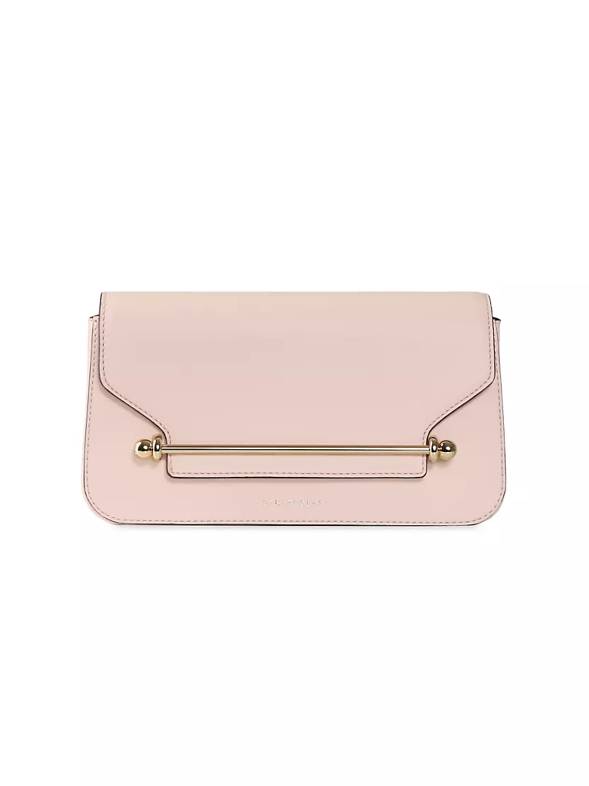 Strathberry - East/West Mini - Crossbody Leather Mini Handbag - Pink