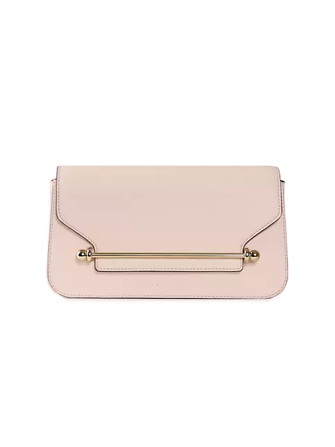 Strathberry East/West Baguette Bag OS Pink Leather