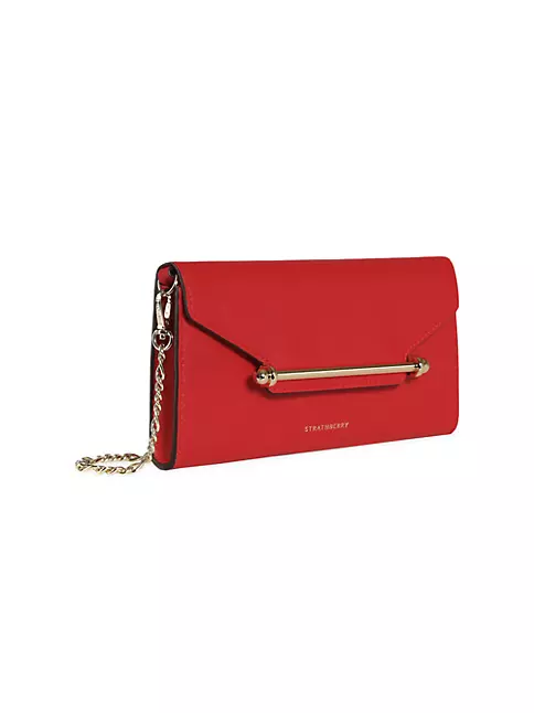 Shop Strathberry Multrees Leather Wallet-On-Chain