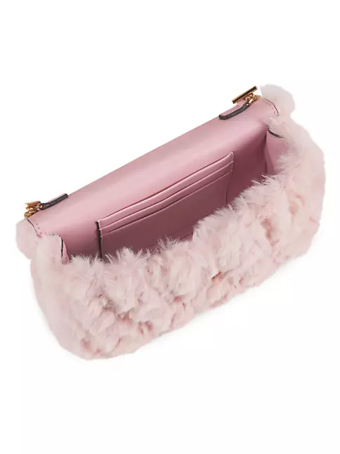 Versace Women's Tribute 100% Leather Pink Handbag Shoulder Bag