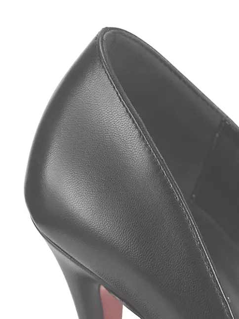 Christian Louboutin Leather Alta Poppins T-Strap Platform Pumps - Size –  LuxeDH