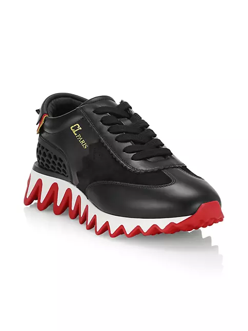 Christian Louboutin Loubishark Sneaker Donna Red Sole Trainer Size