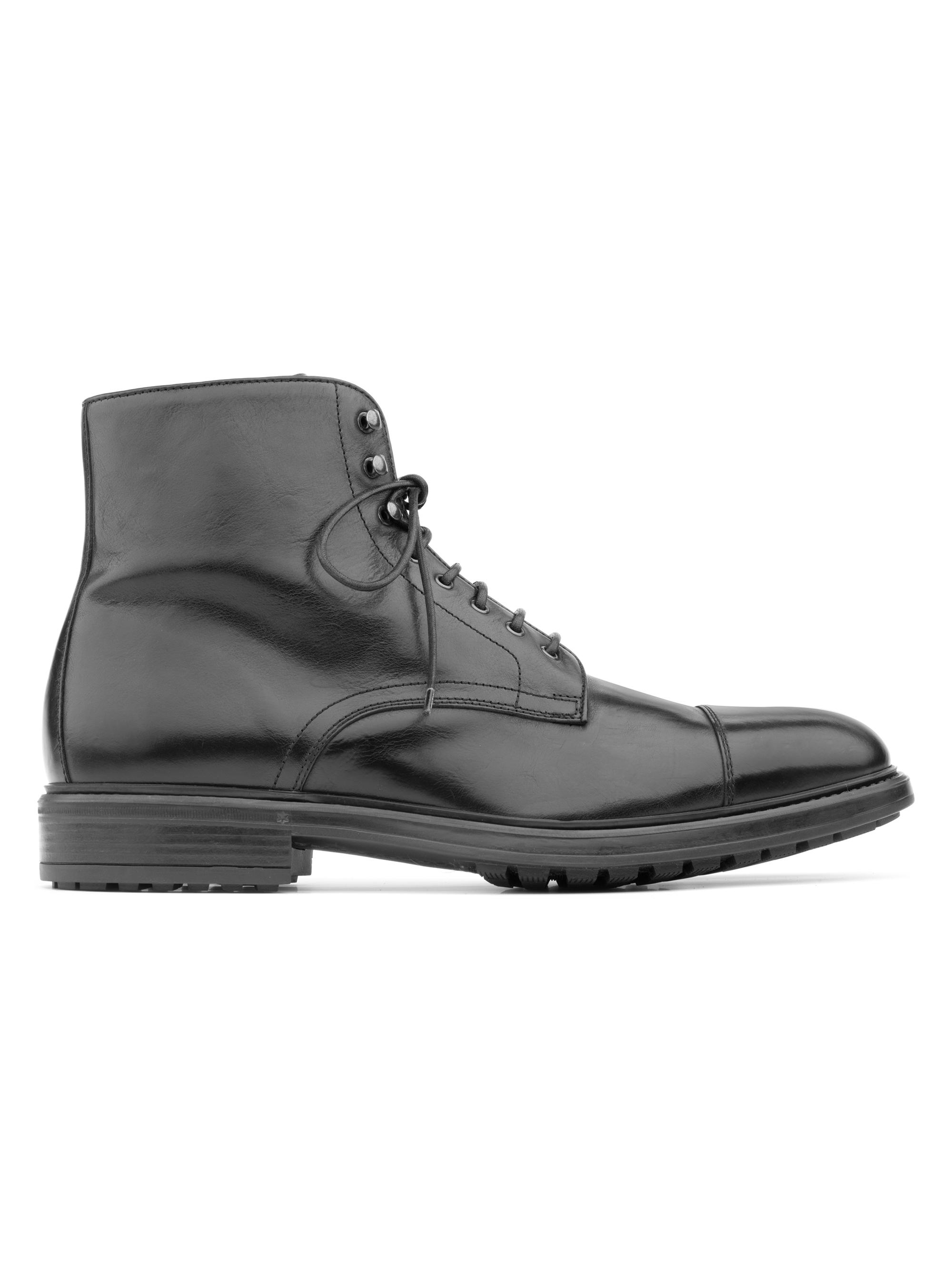 To Boot New York Men's Burkett Leather Ankle Boots - Nero