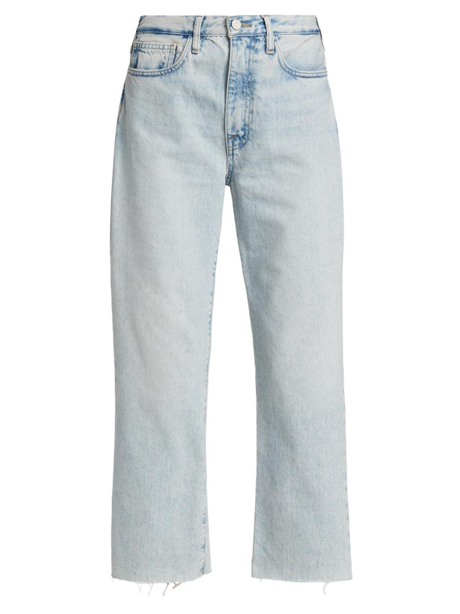 【送料&関税込】Frame Le Jane Wide Crop Jeans Frame Le Jane High-Rise Stretch Wide-Leg Jeans | Saks Fifth