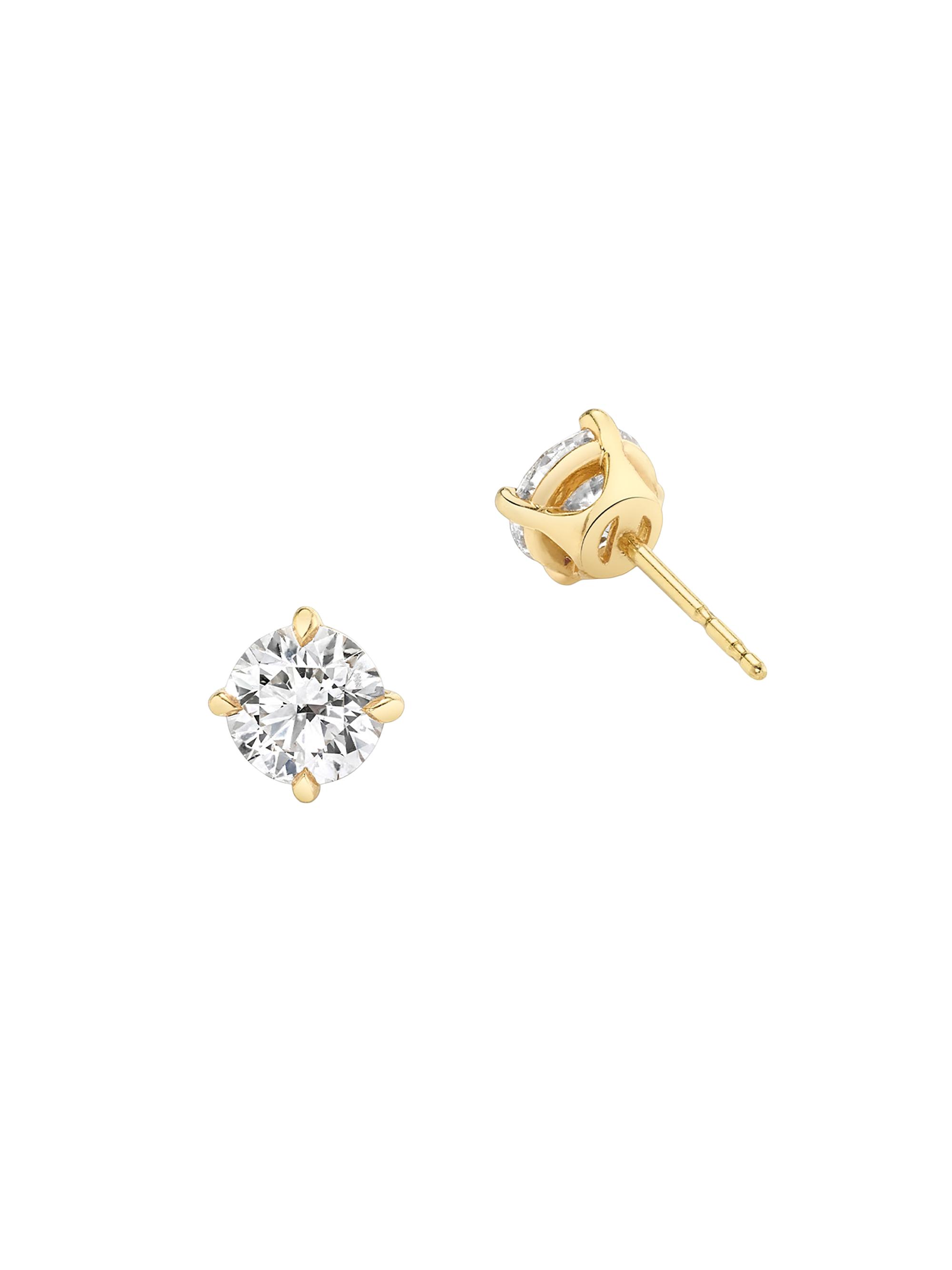 VRAI Women's 14K Yellow Gold & Round 2.0 TCW Lab-Grown Diamond Stud Earrings - Yellow Gold