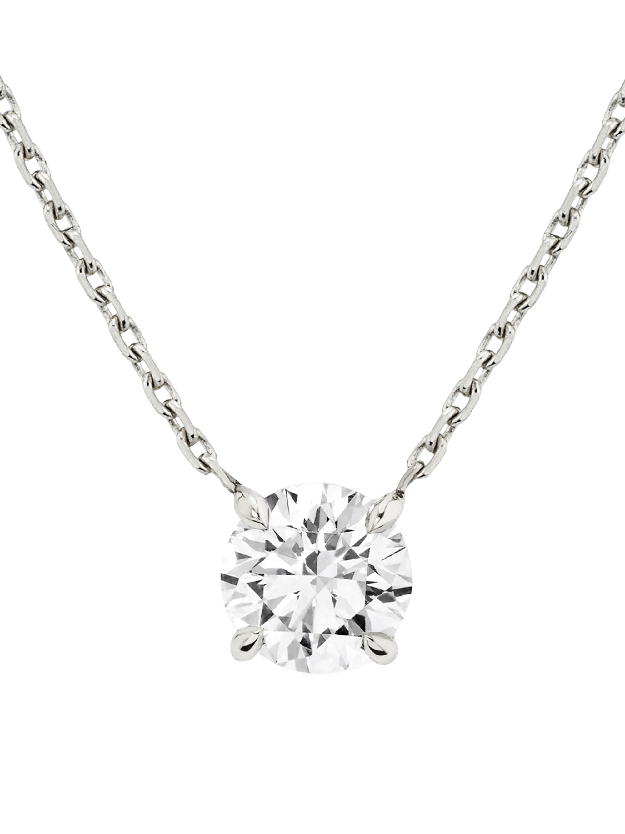 VRAI Women's 14K White Gold & Round 0.75 TCW Lab-Grown Diamond Pendant Necklace - White Gold