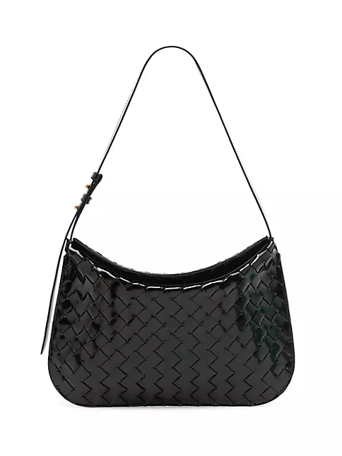 Patent leather crossbody bag Saks Fifth Avenue Collection Black in