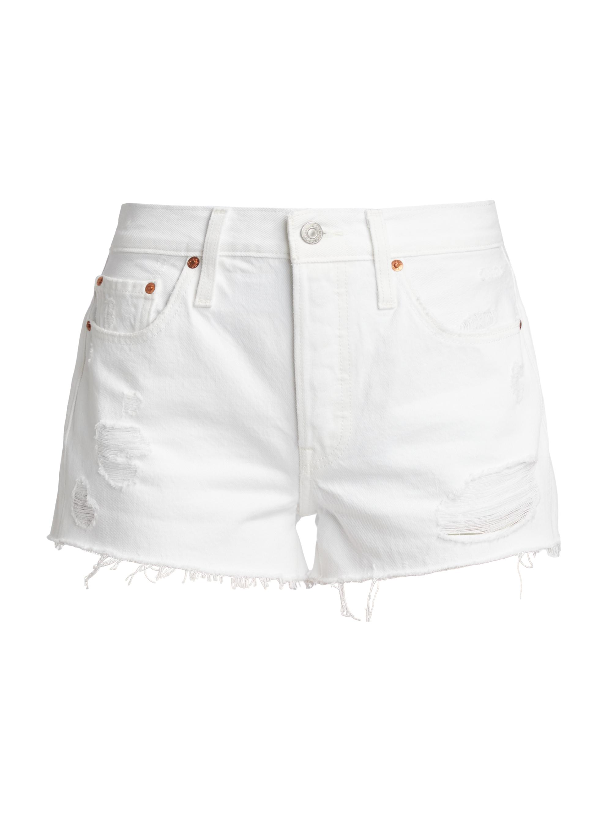 Levi's Women's 501 Original Distressed Shorts - Everything S Fine