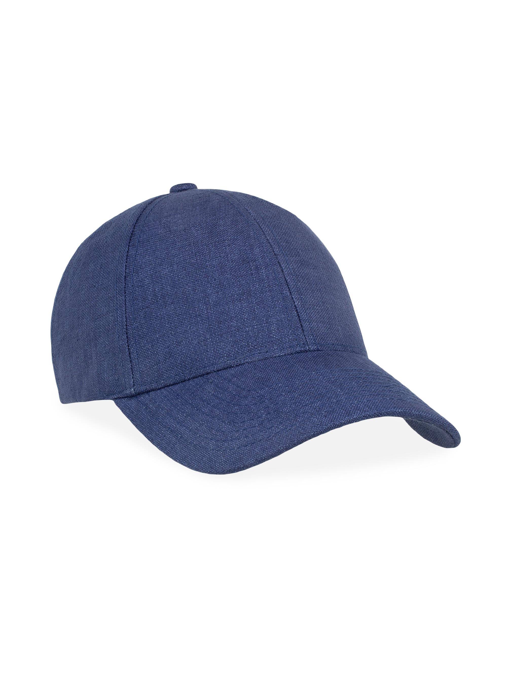 Varsity Headwear Men's Linen Baseball Hat - Licorice Black