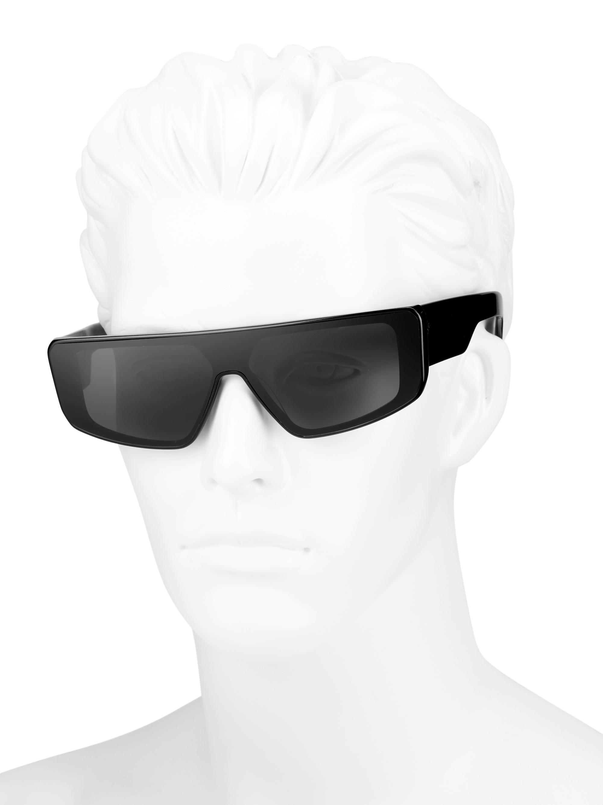 Shop Rick Owens Performa 70MM Rectangular Sunglasses | Saks Fifth 