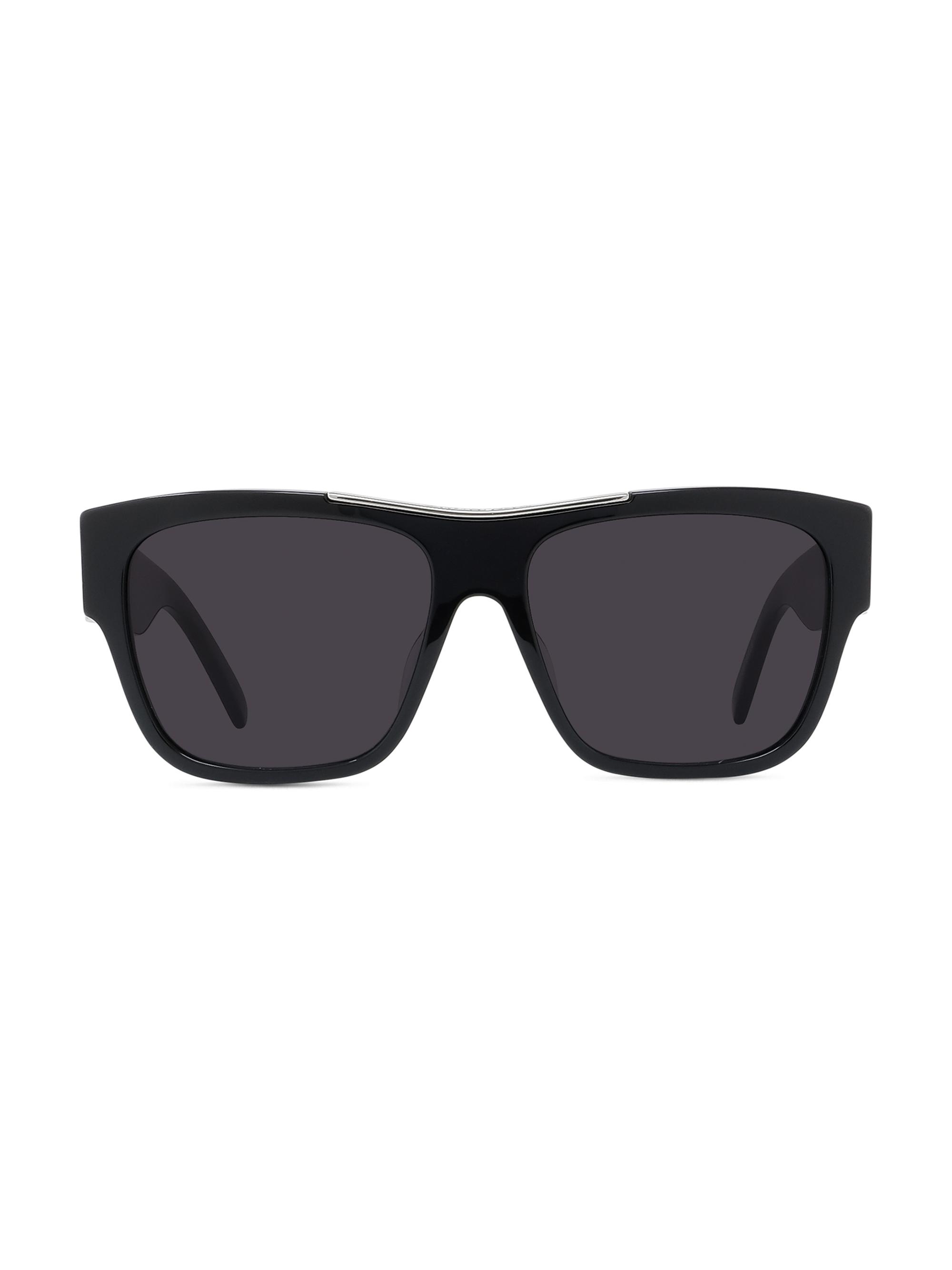 Givenchy Women's 58MM Square Sunglasses - Shiny Black
