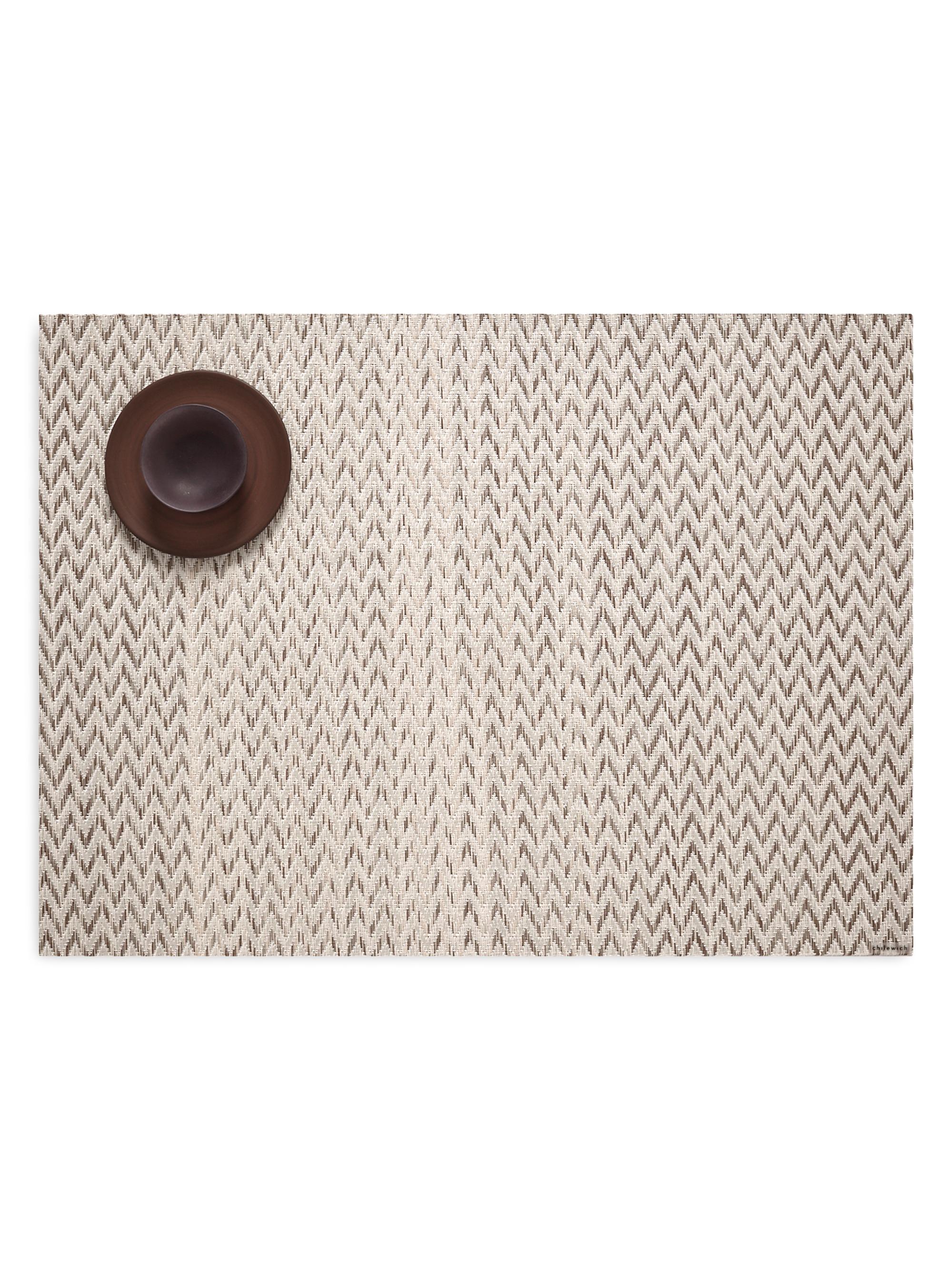 Chilewich Woven Chevron Tablemat - Sand