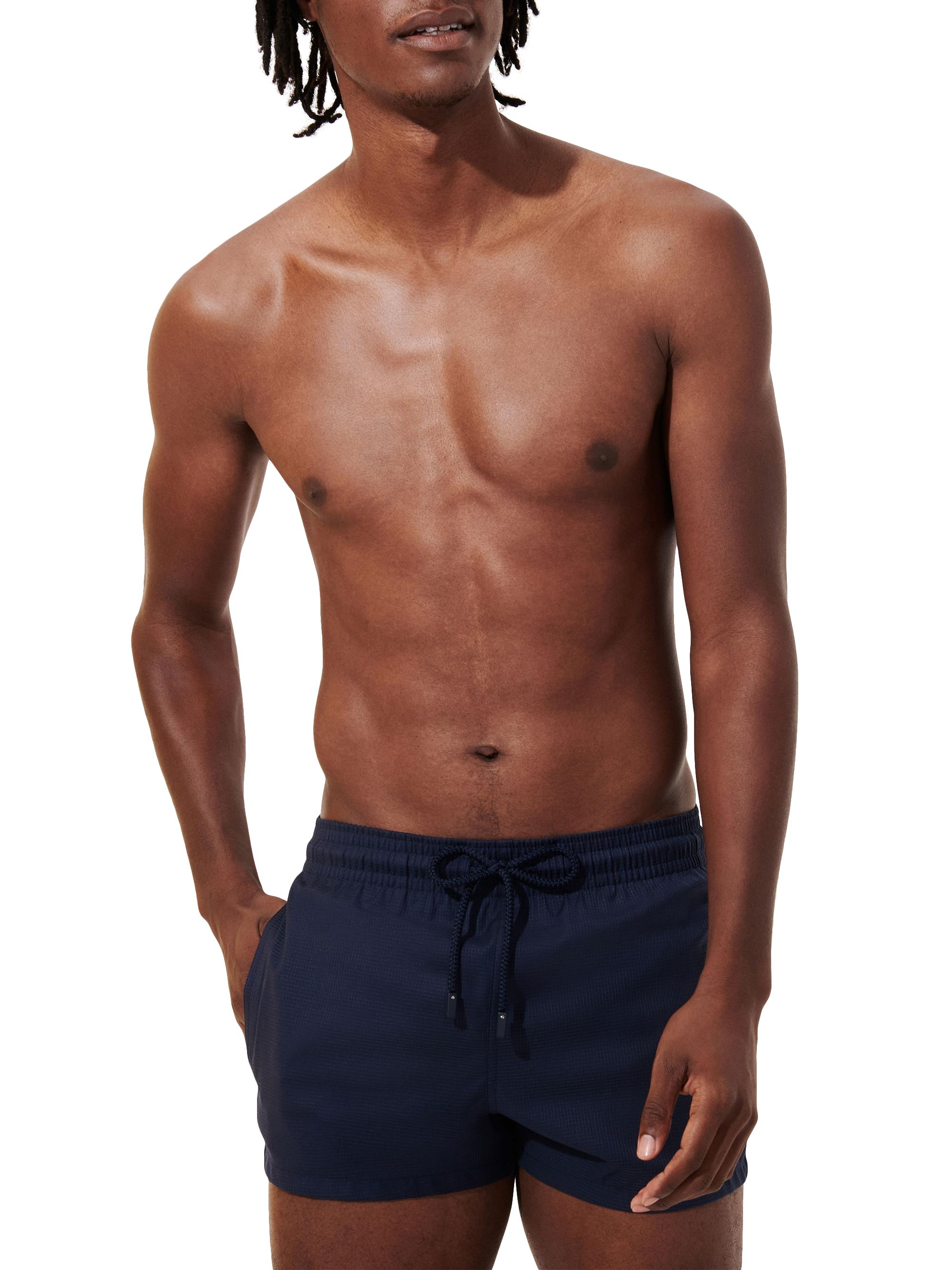 Vilebrequin Men's Woolmark x  Wool-Blend Swim Shorts - Bleu Marine