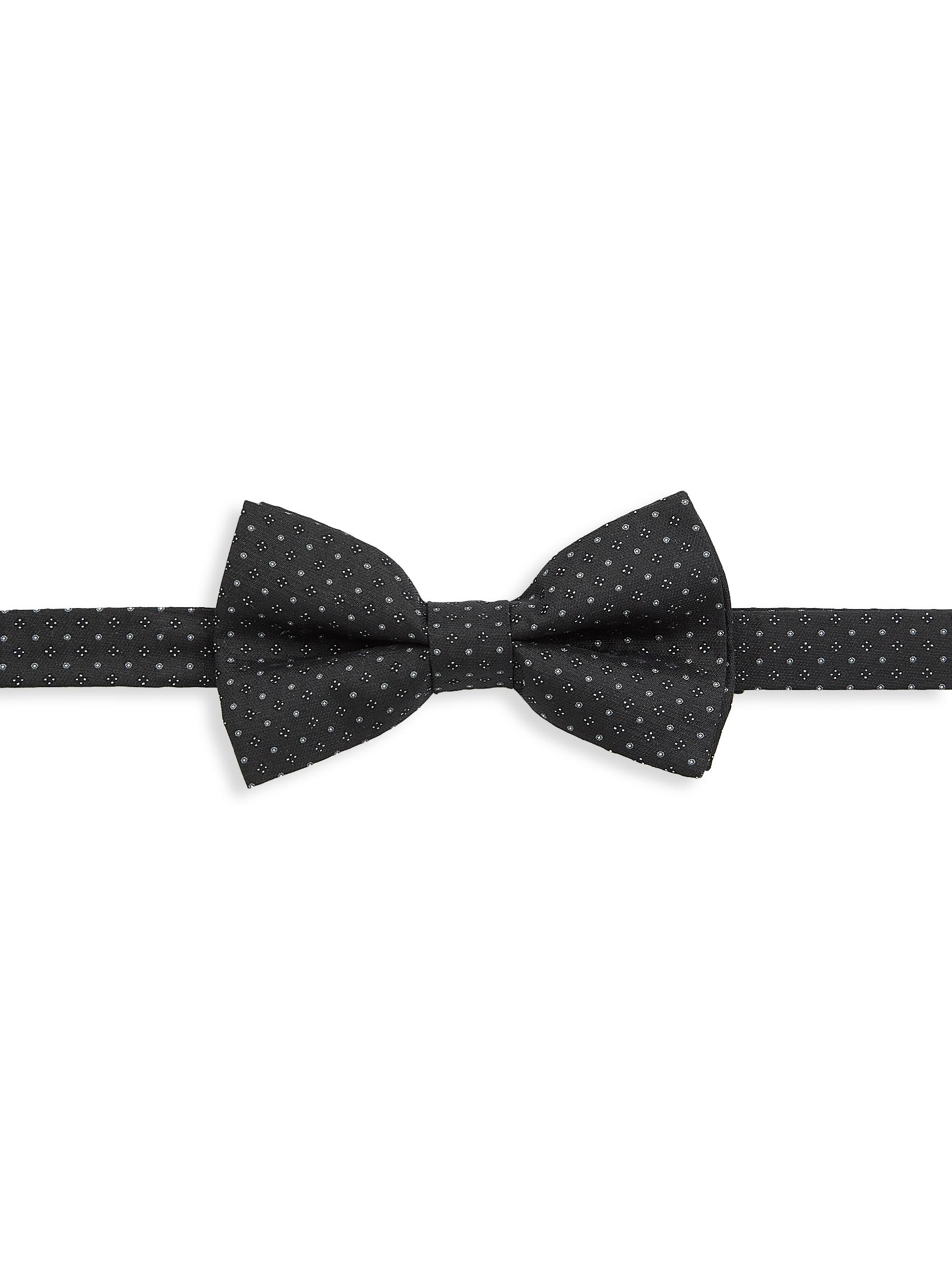 Saks Fifth Avenue Men's Tony Dot Bow Tie - Moonless Night