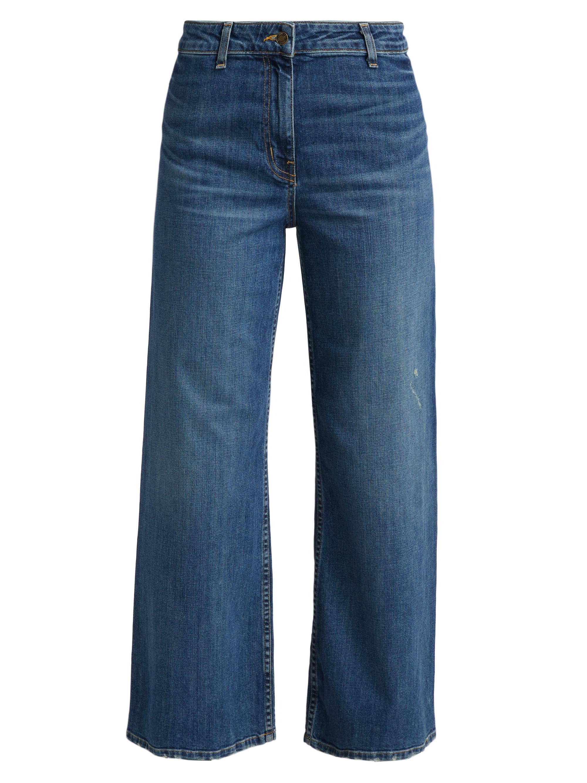 Nili Lotan Women's Megan High-Rise Wide-Leg Jeans - Classic Wash