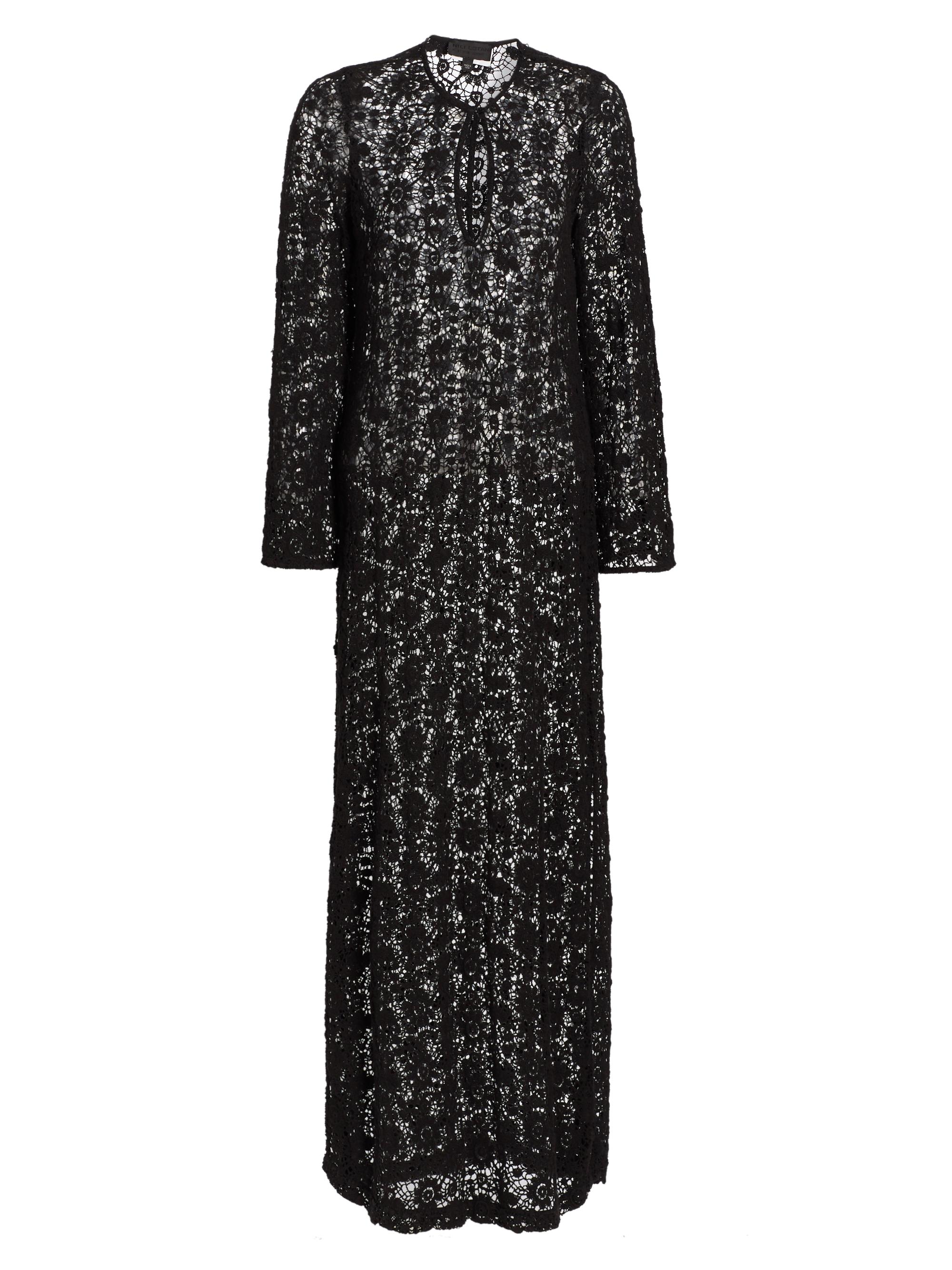 Nili Lotan Women's Della Lace Maxi Dress - Black | Thumbnail 7