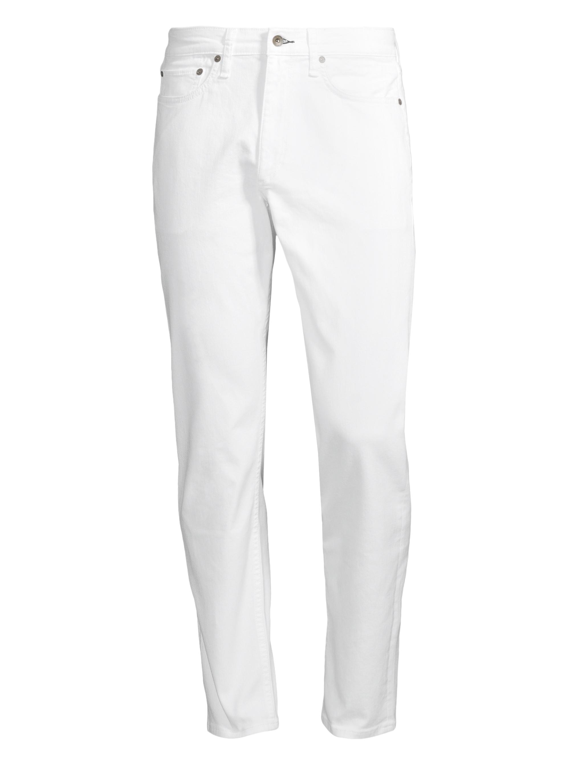 rag & bone Men's Fit 2 Authentic Stretch Jeans - Optic White