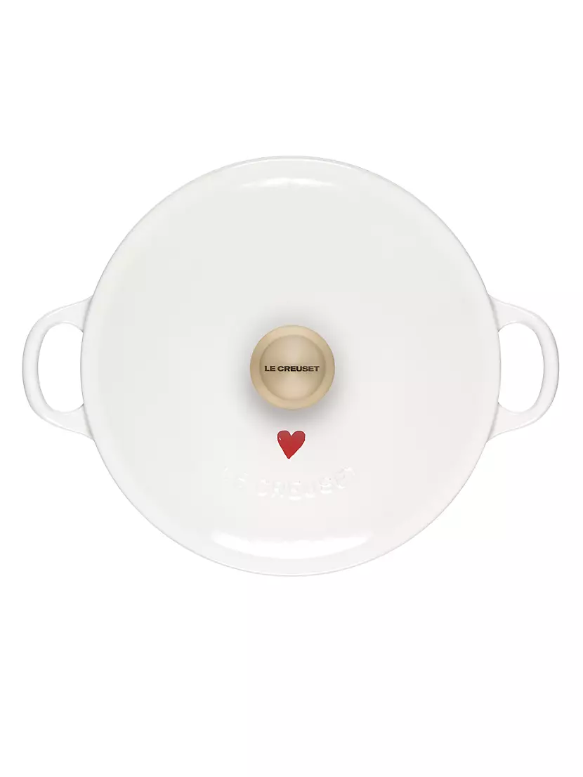 Le Creuset L' Amour 2.75-qt Cast Iron Soup Pot - White