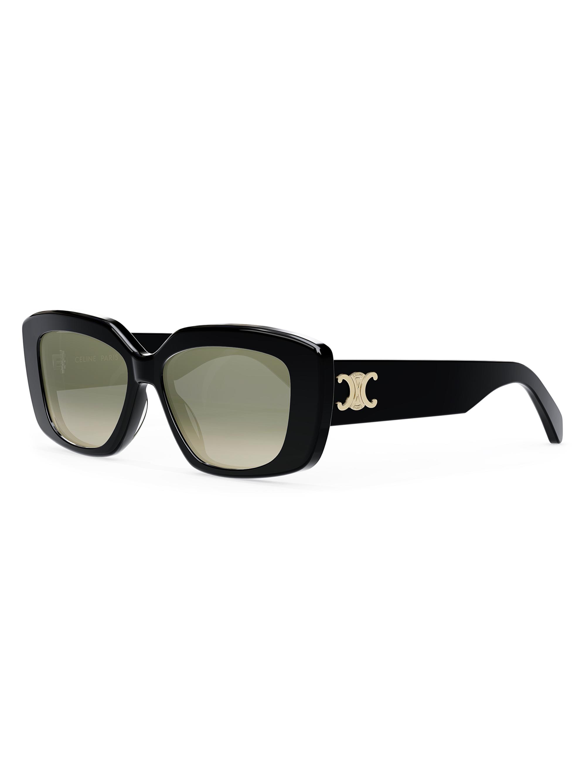 CELINE Triomphe 55MM Rectangular Sunglasses | Saks Fifth Avenue
