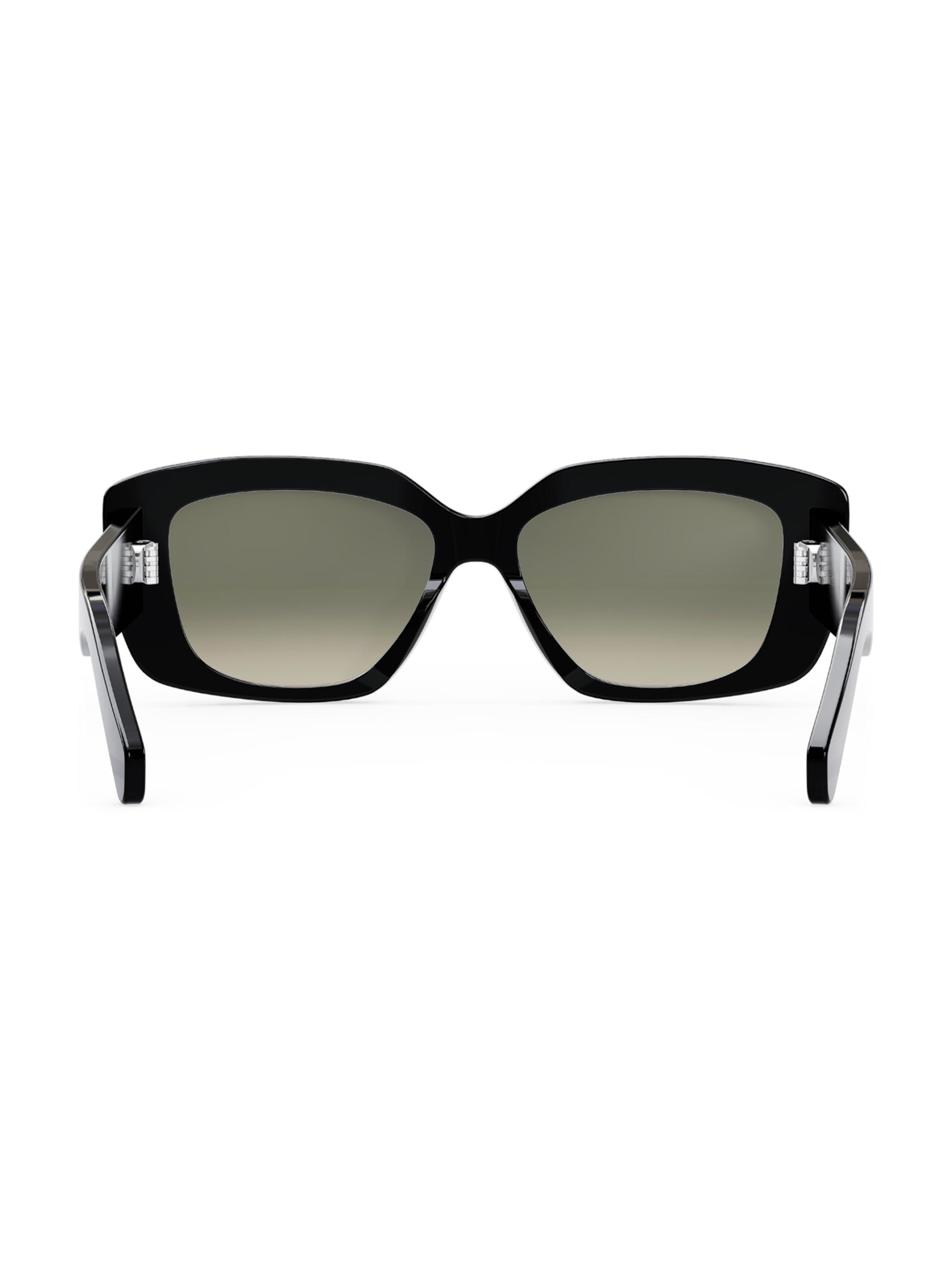 CELINE Triomphe 55MM Rectangular Sunglasses | Saks Fifth Avenue