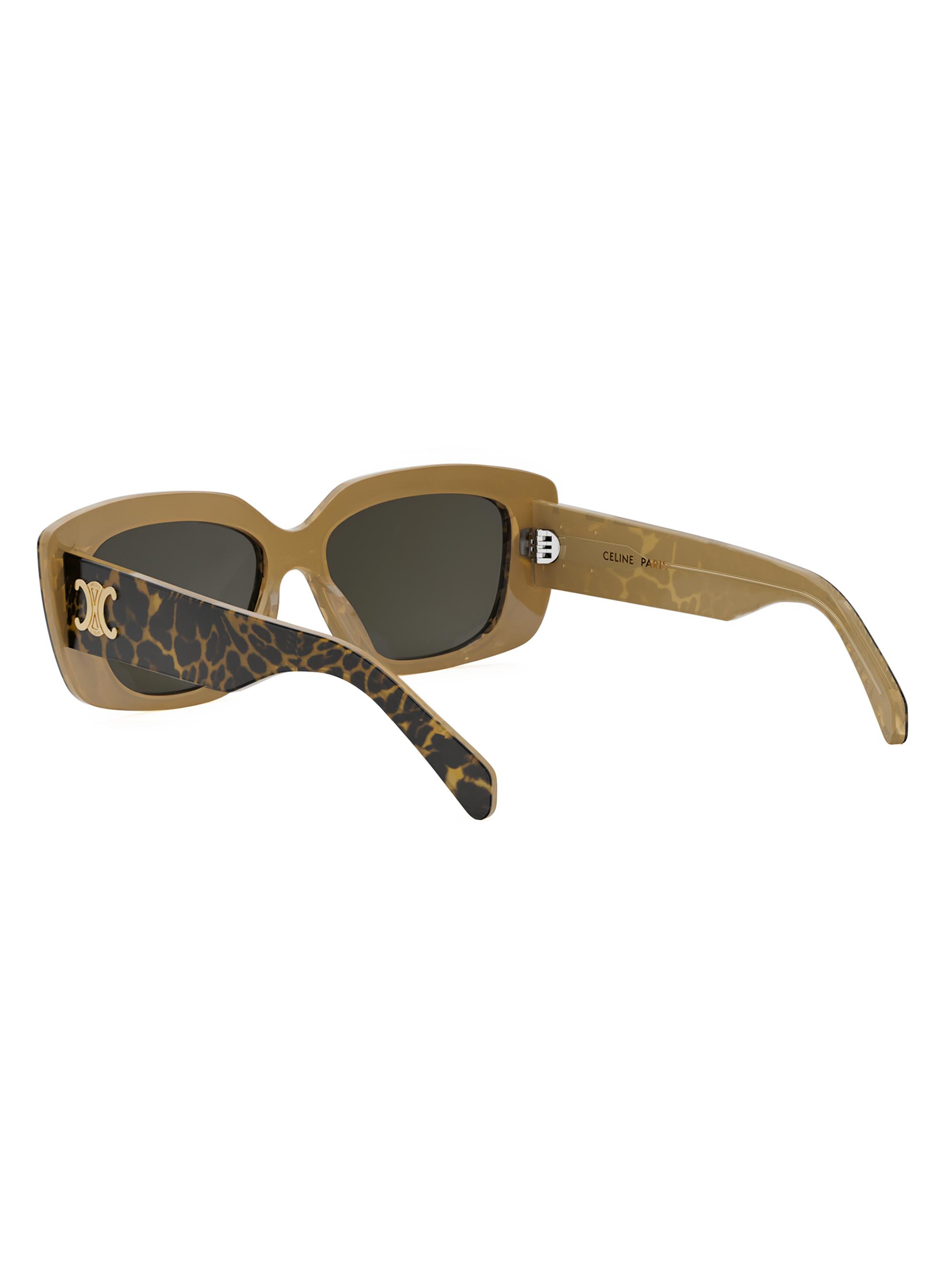 CELINE Triomphe 55MM Rectangular Sunglasses | Saks Fifth Avenue