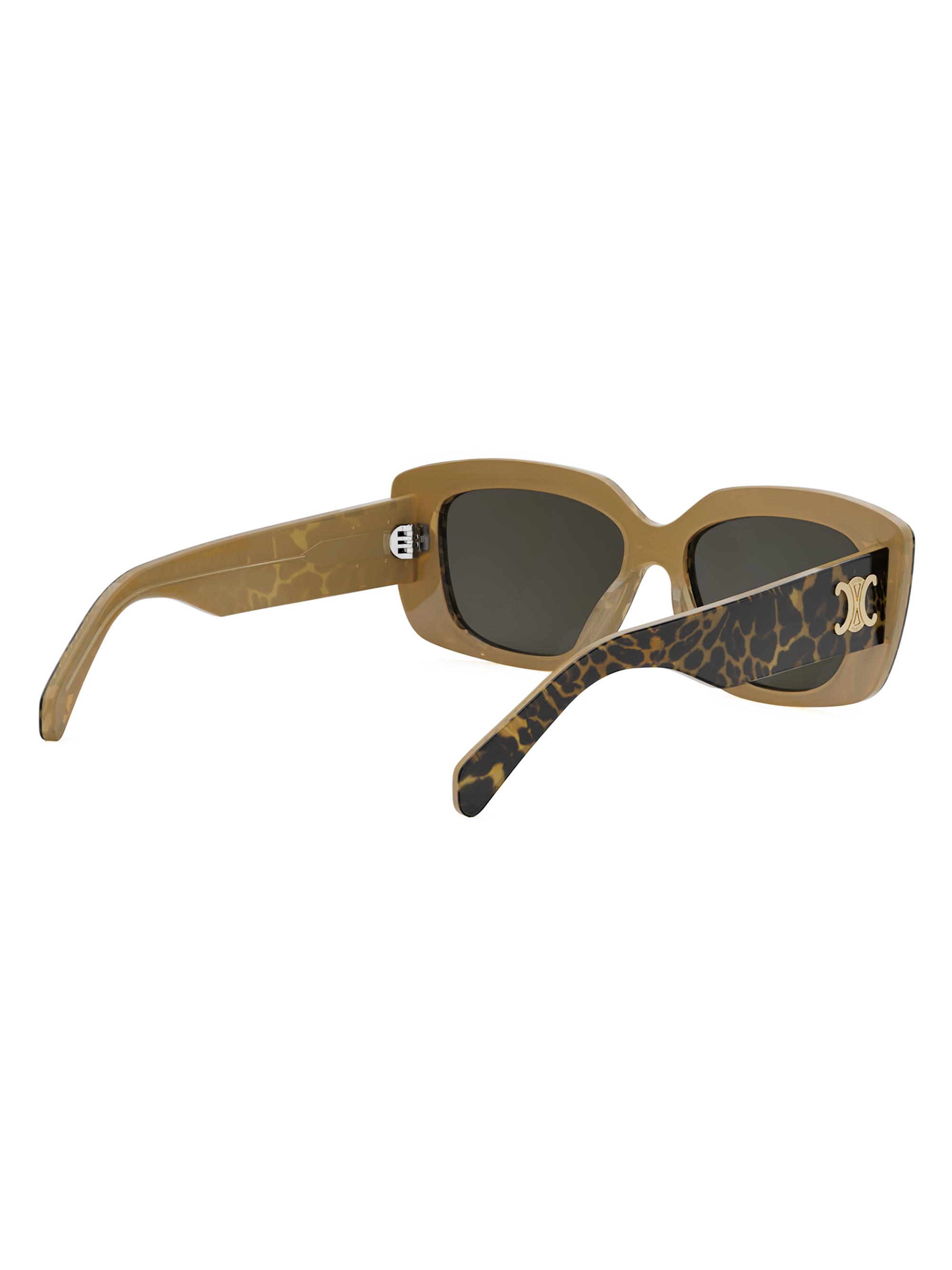 CELINE Triomphe 55MM Rectangular Sunglasses | Saks Fifth Avenue