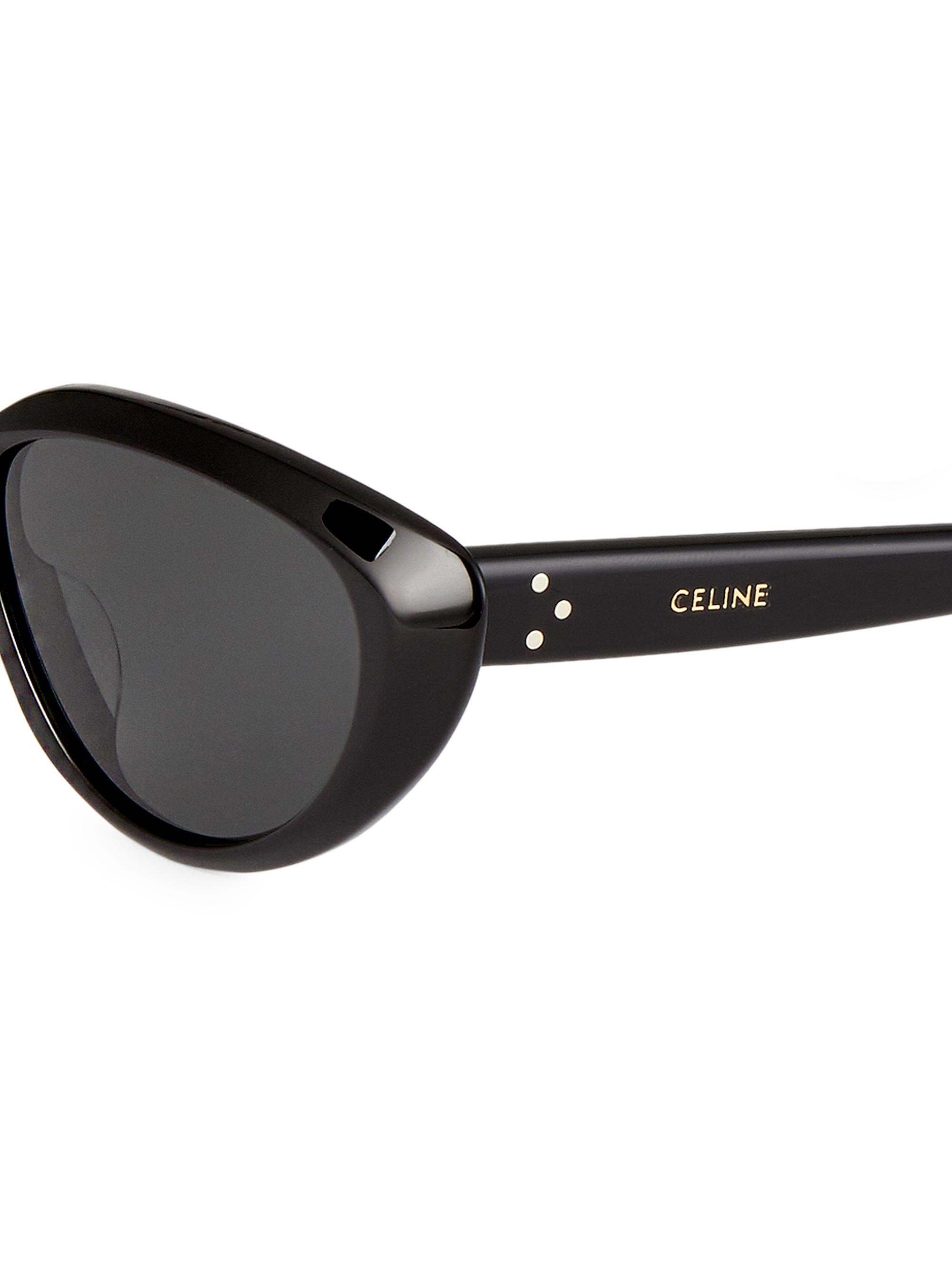 celine cat eye sunglasses black