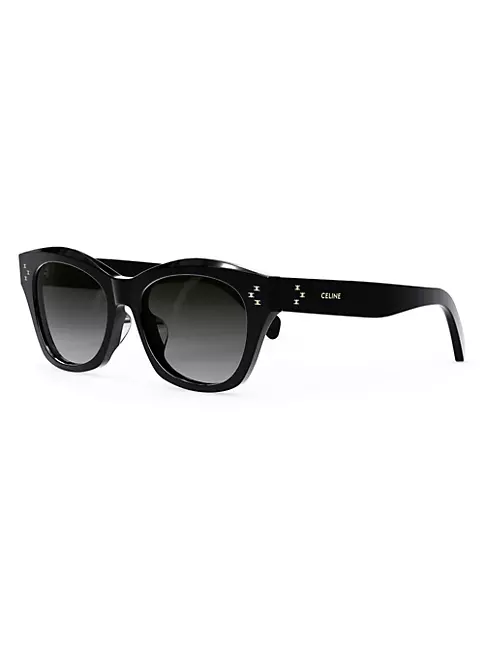 Celine 55mm Cat Eye Sunglasses Black