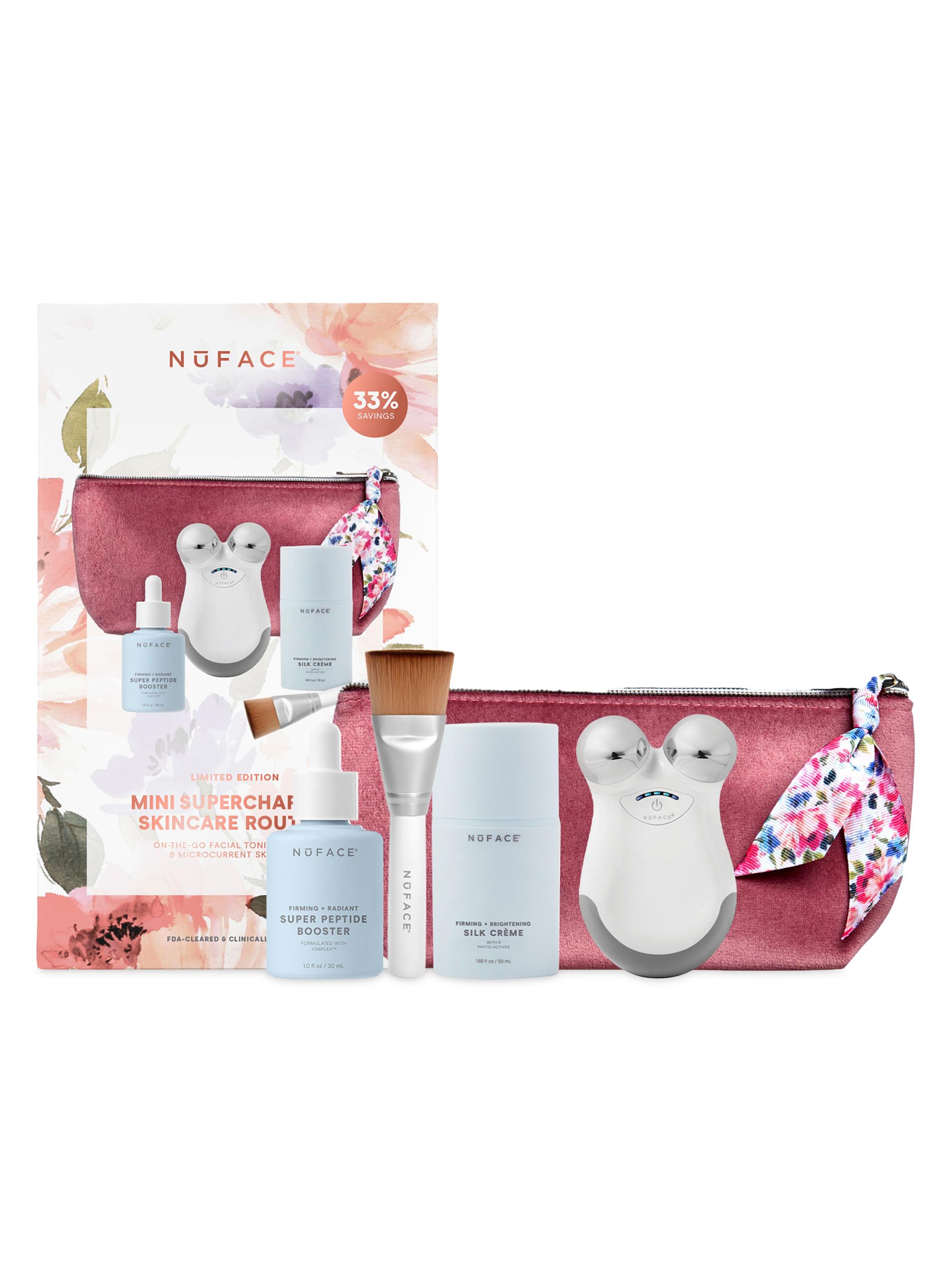 NuFace Women's Nuface Mini Supercharged Skincare Routine