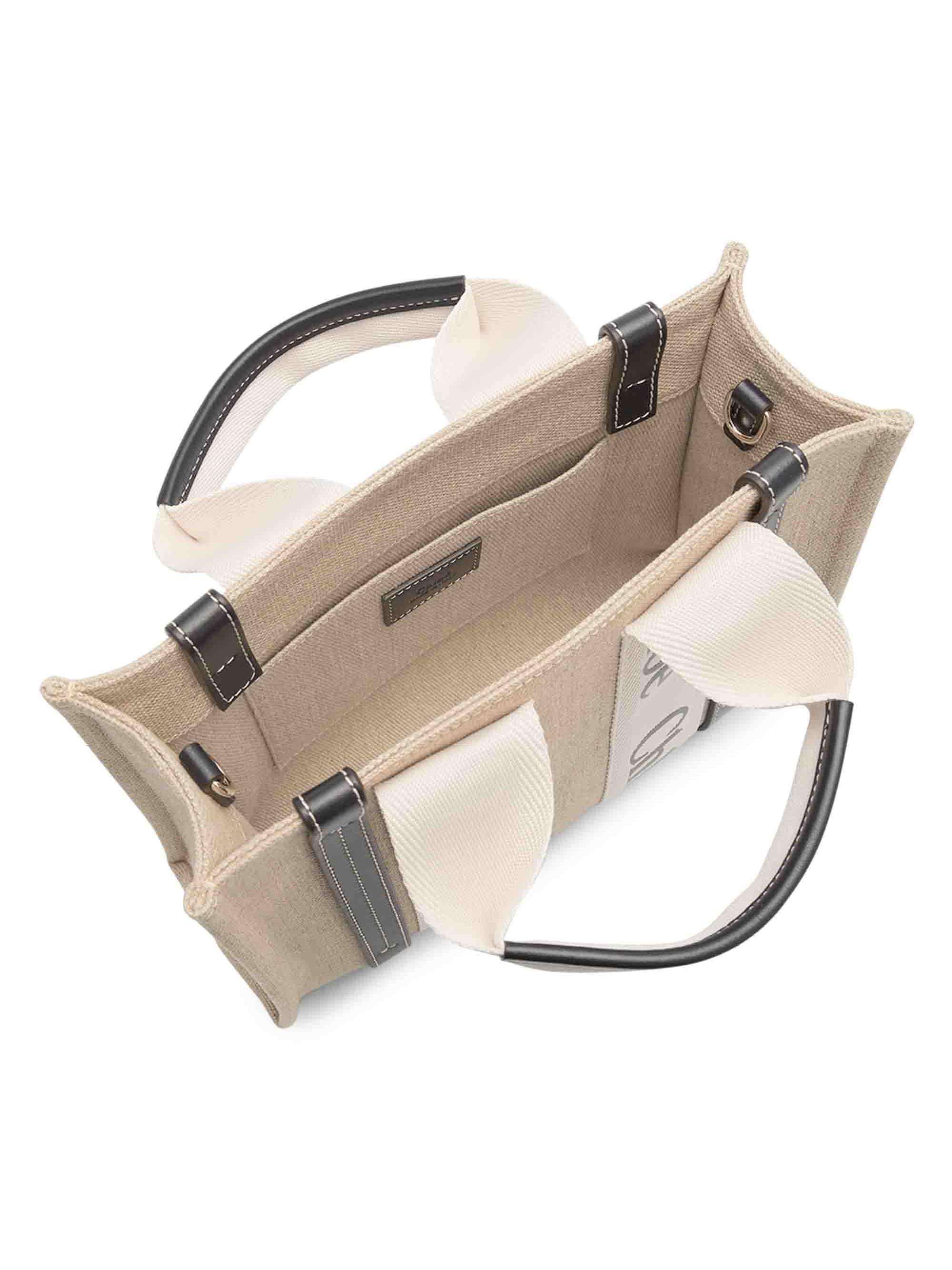 ゆきんこ 限定Chloé woody small tote with st Chloé Small Woody Linen Tote Bag | Saks Fifth Avenue